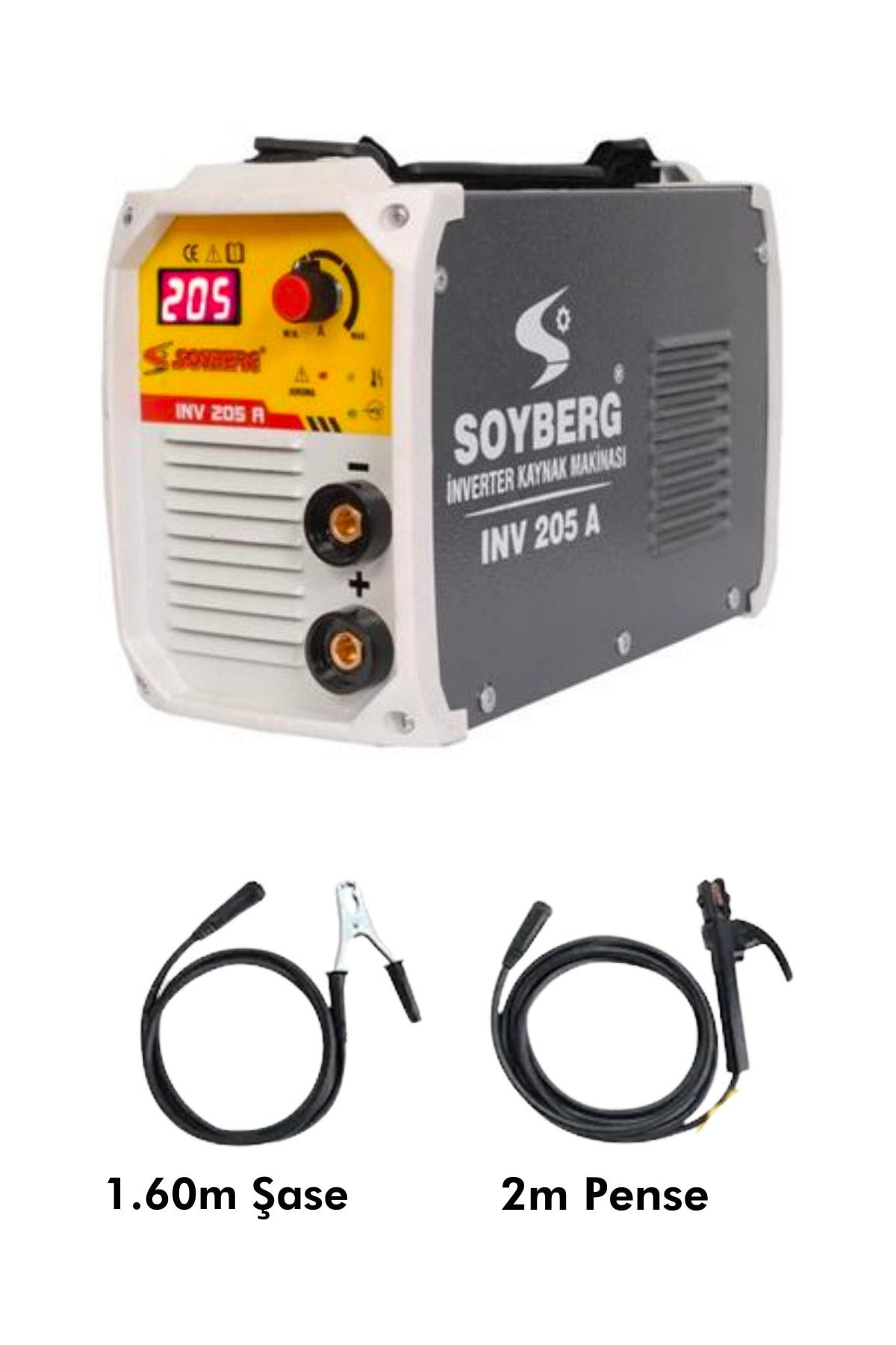 Soyberg 205a Dijital Ekranlı Inverter Kaynak Makinesi