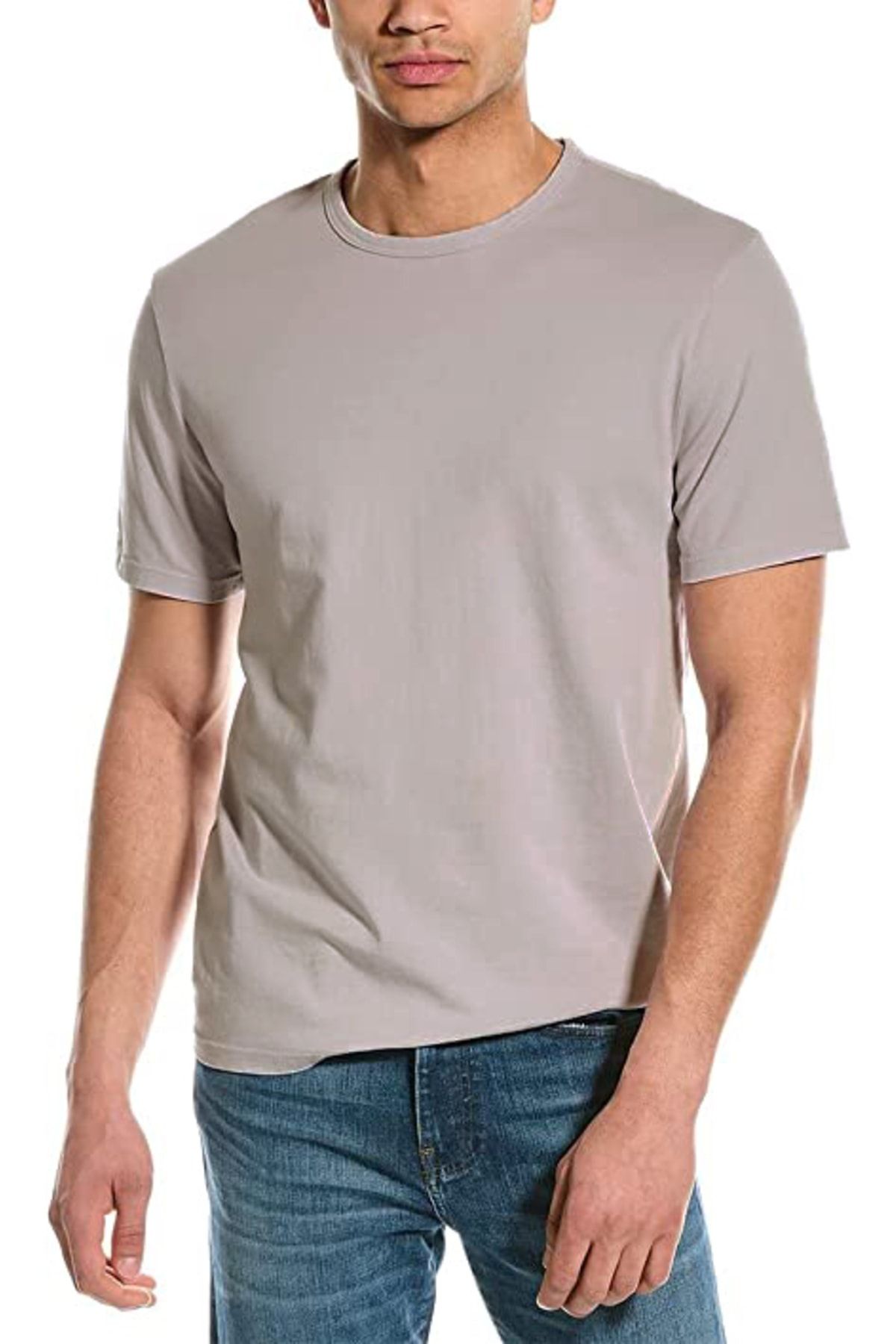 Renkli Store Slim Fit Basic Unisex T-shirt - Gül Kurusu