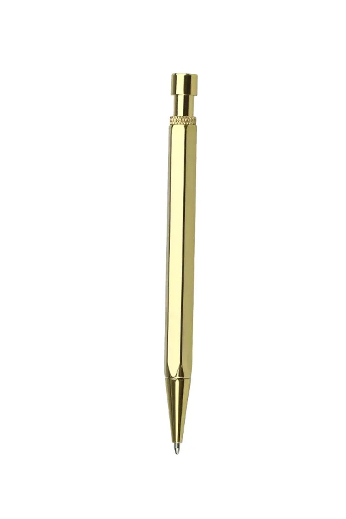 Vox Art Gold Metal Kalem , Roller Altıgen Kalem- 0,5 Mm