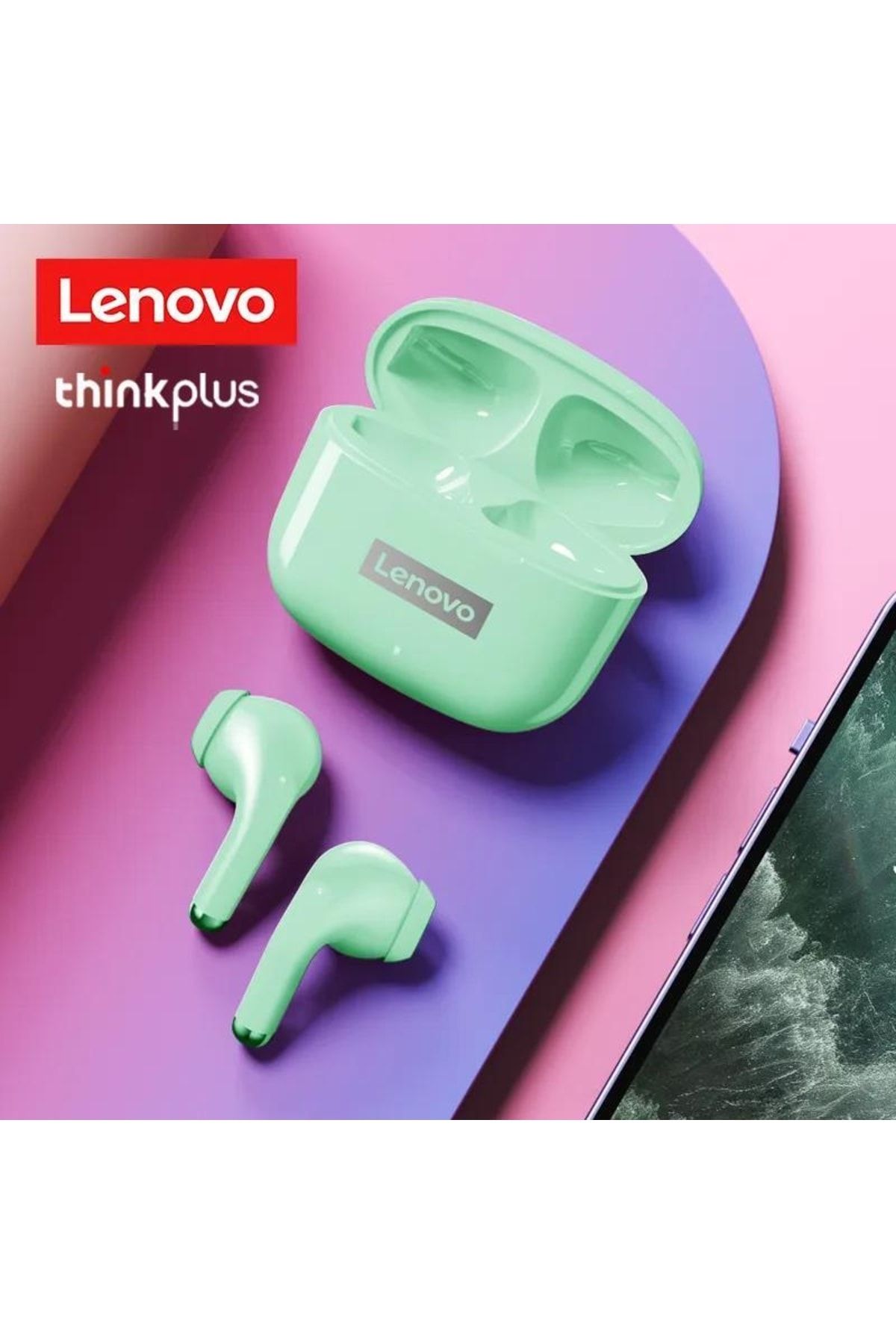 LENOVO Lp40 Pro Livepods Tws Bluetooth 5.0 Kablosuz Kulaklık Yeşil