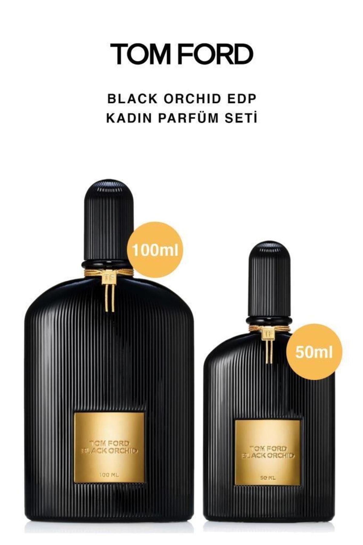 Tom Ford Black Orchid Modern-cezbedici  Kadın-erkek Parfüm Seti 100 Ve 50 Ml Set