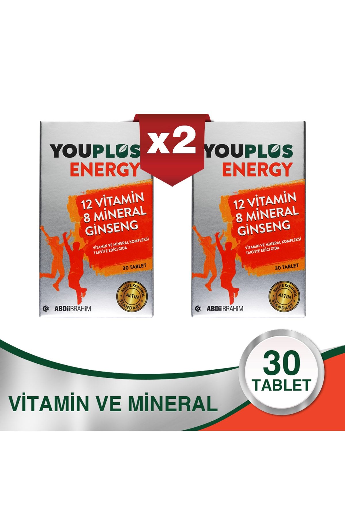 Youplus Multi Ener-g Multivitamin 2 X 30 Tablet