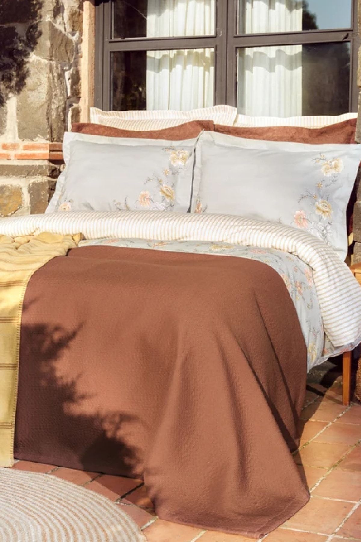 Karaca Home Clara Kahve Çift Kişilik Winter Set