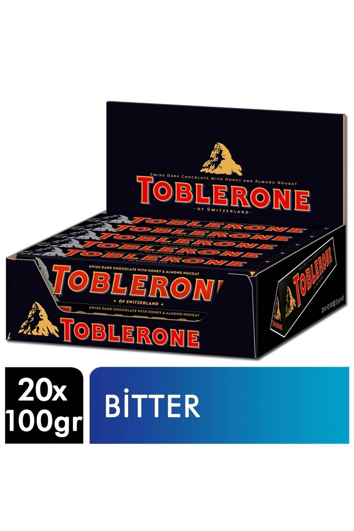 Toblerone Bitter 100gr X 20 Adet