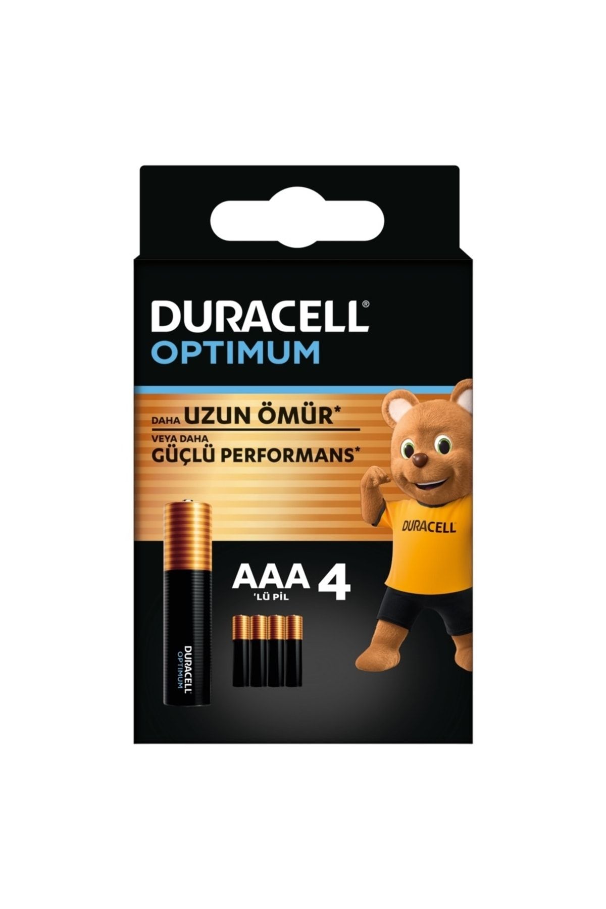 Duracell Optimum Aaa Alkalin Ince Kalem Pil, 1,5 V Lr03/mn2400, 4’lü Paket