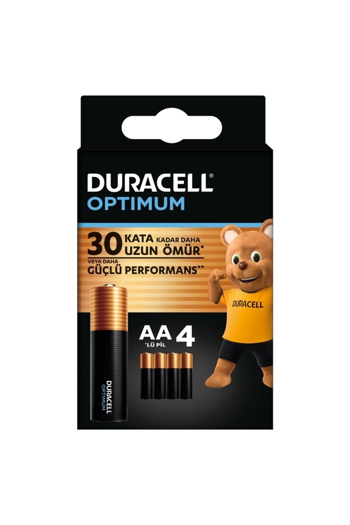 Duracell Optimum Aa Alkalin Kalem Pil, 1,5 V Lr6/mn1500, 4’lü Paket