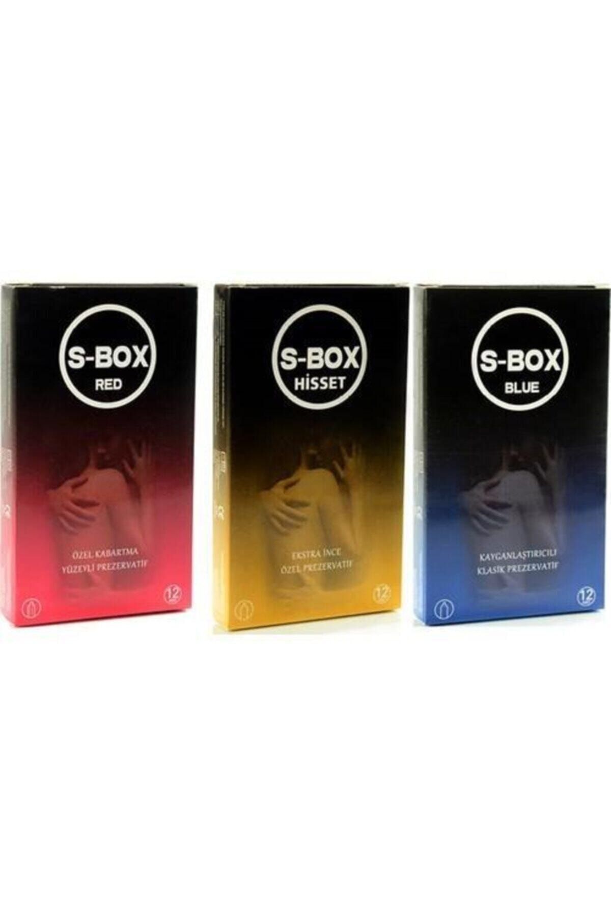 S-Box 3lü Karma Paket (36 Adet) Prezervatif