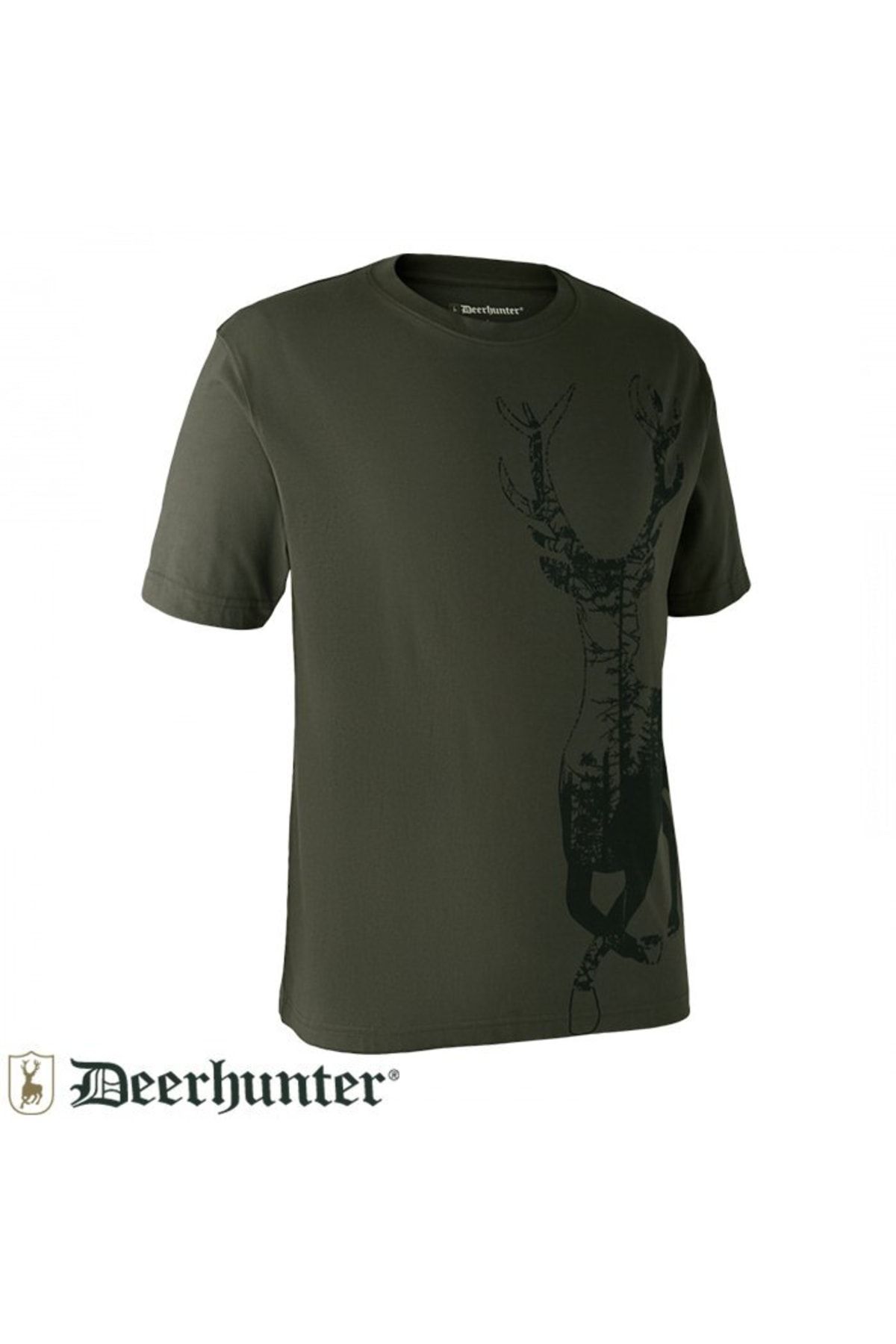 Deerhunter T-shirt Geyik Desenli S