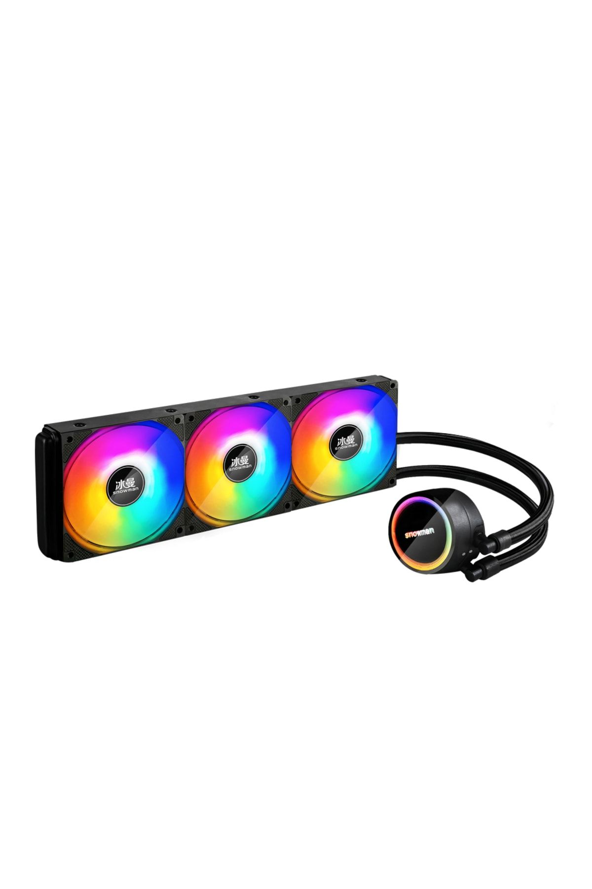 Snowman Aqua X360 Rainbow Aydınlatmalı 360 Mm (intel Amd Destekli) Sıvı Soğutma