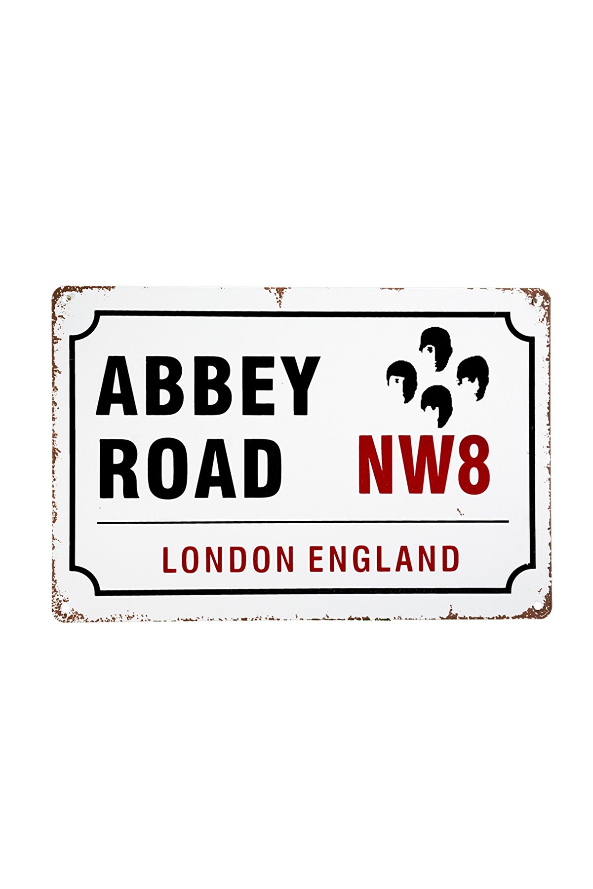 CARMA CONCEPT Abbey Road , London Street Sıgn 15x20 Cm ,londra , Abbey Road Metal Cadde Tabelası