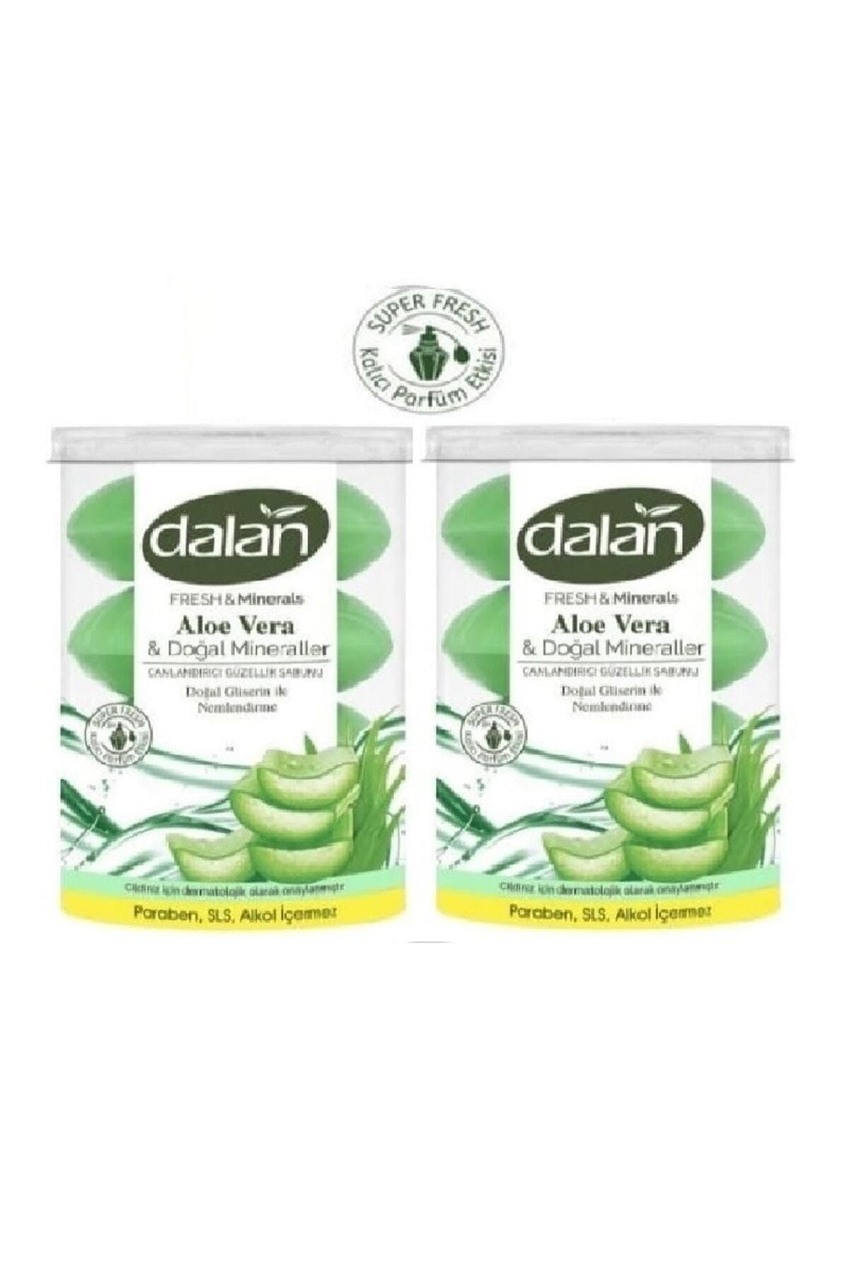 Dalan Fresh Minerals Duş Sabunu 8 Adet Aloe Vera 440 gr X 2 Paket
