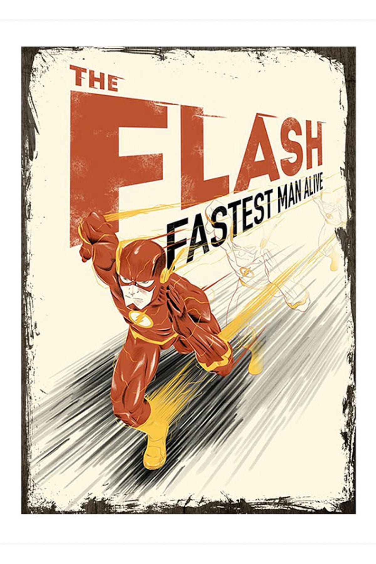 Cakatablo 50cmX70cm Ahşap Tablo The Flash