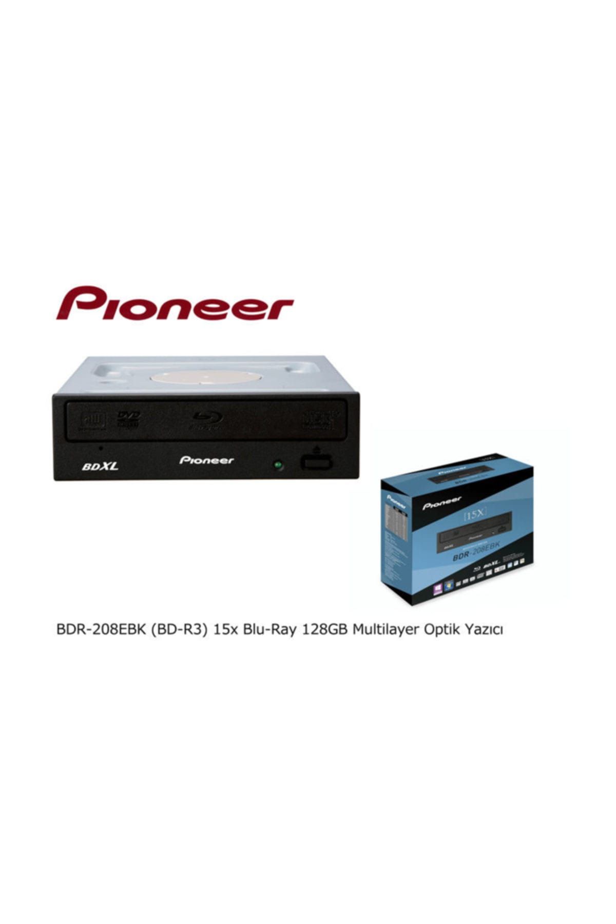 Pioneer Bdr-208ebk (bd-r3) 15x Blu-ray 128gb Multilayer Optik Yazıcı