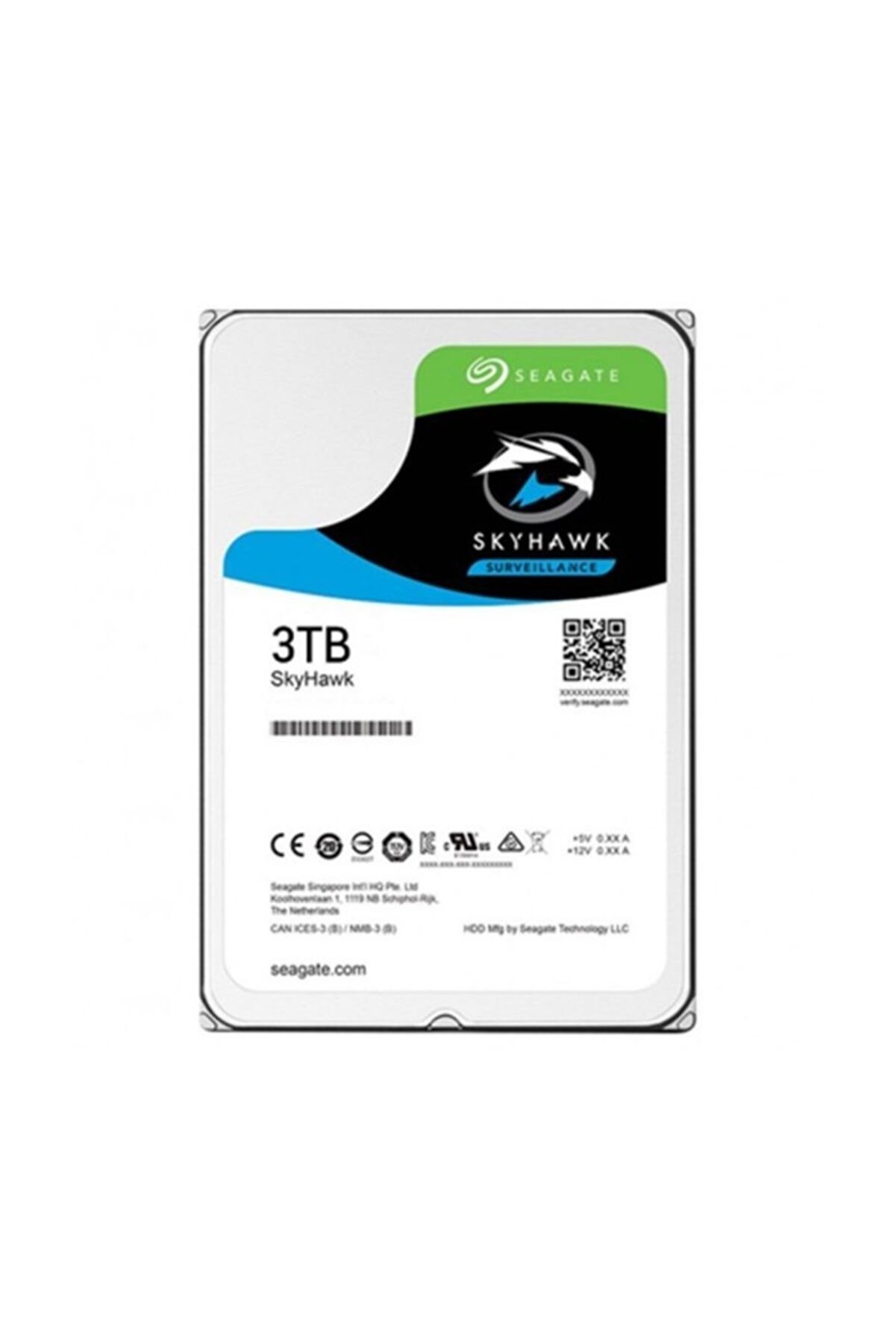 Seagate SkyHawk 3TB Hard Disk (ST3000VX009)