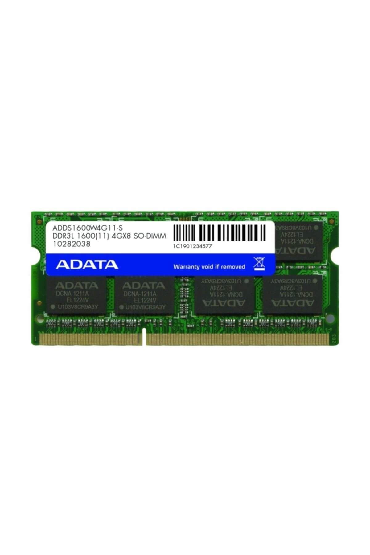 Adata 4 GB 1600MHz DDR3 Value Notebook Kutusuz RAM ADDS1600W4G11-S