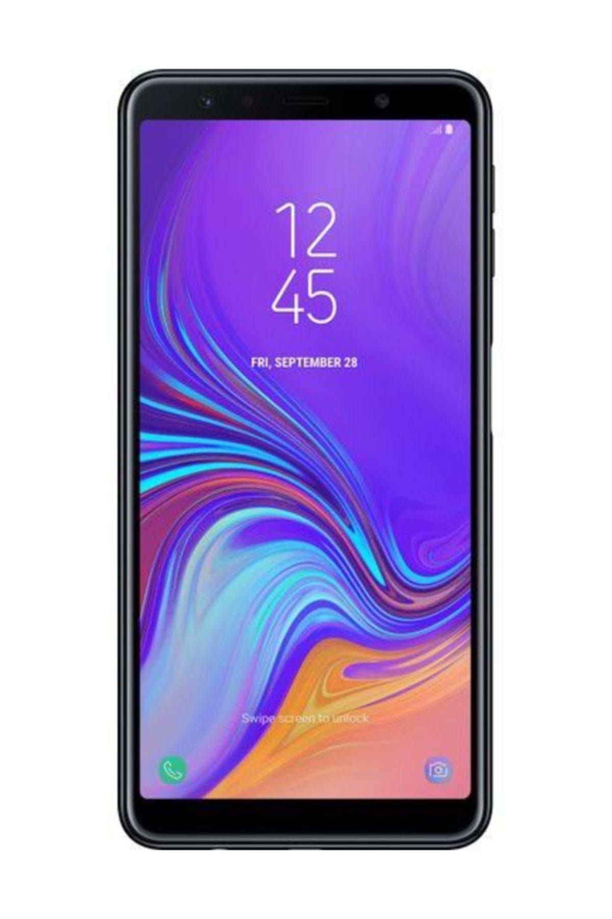 Samsung Galaxy A7 2018 A750F 64GB Siyah Cep Telefonu (Samsung Türkiye Garantili)