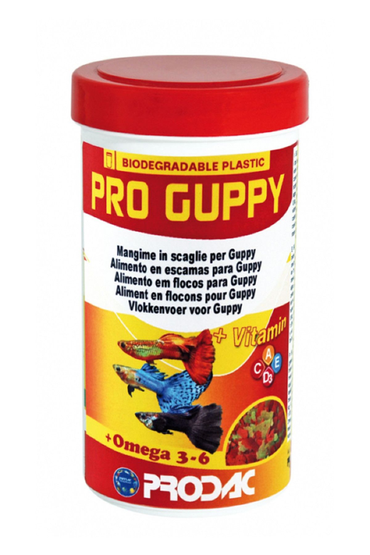 Prodac Pro Guppy Lepistes Balıkları İçin Özel Pul Yem 100 ml