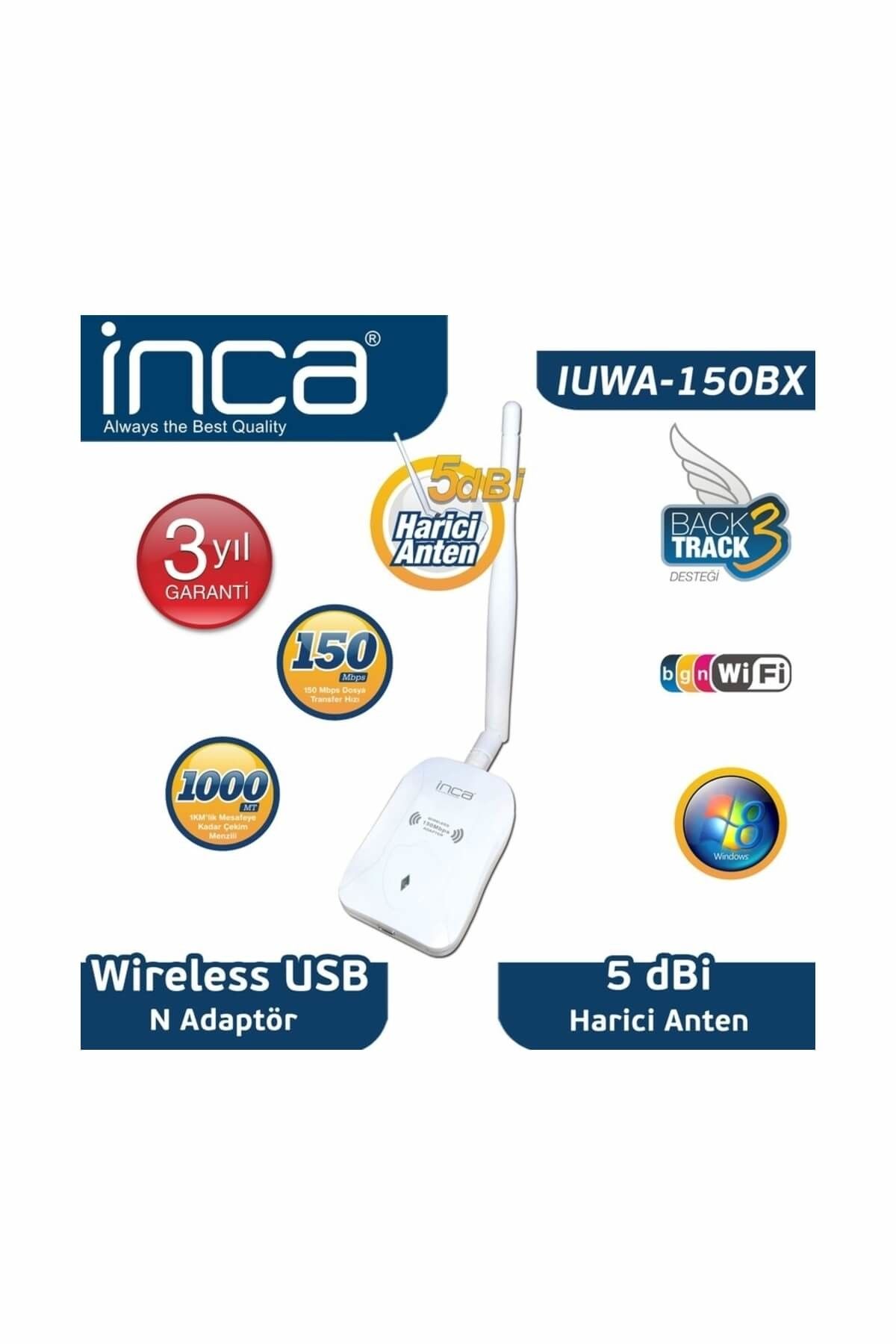 Inca IUWA-150BX Wireless N USB Adaptör