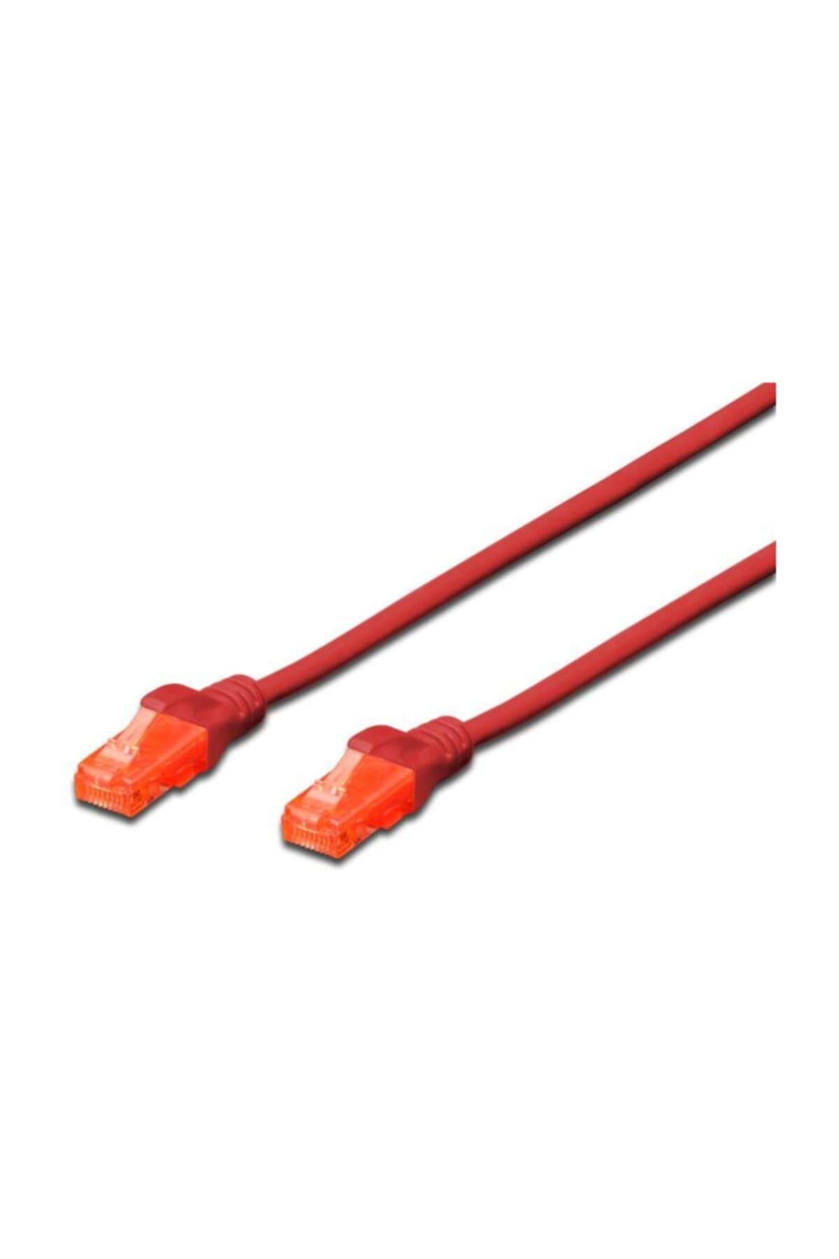 Genel Markalar Digitus CAT6 2 Metre Kırmızı U-UTP Patch Cord Kablo DK-1617-020-R