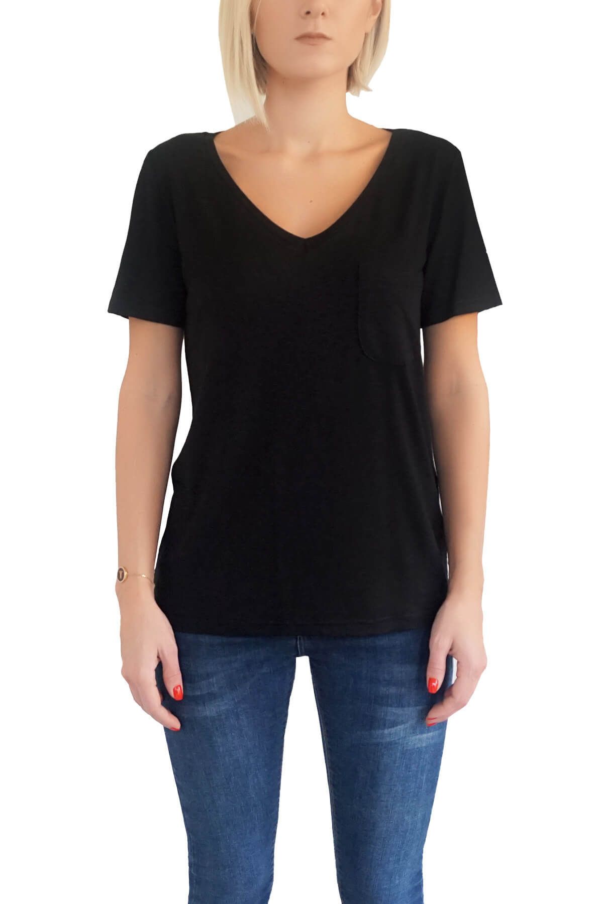 Mof Basics Kadın Siyah T-Shirt VYCT-S