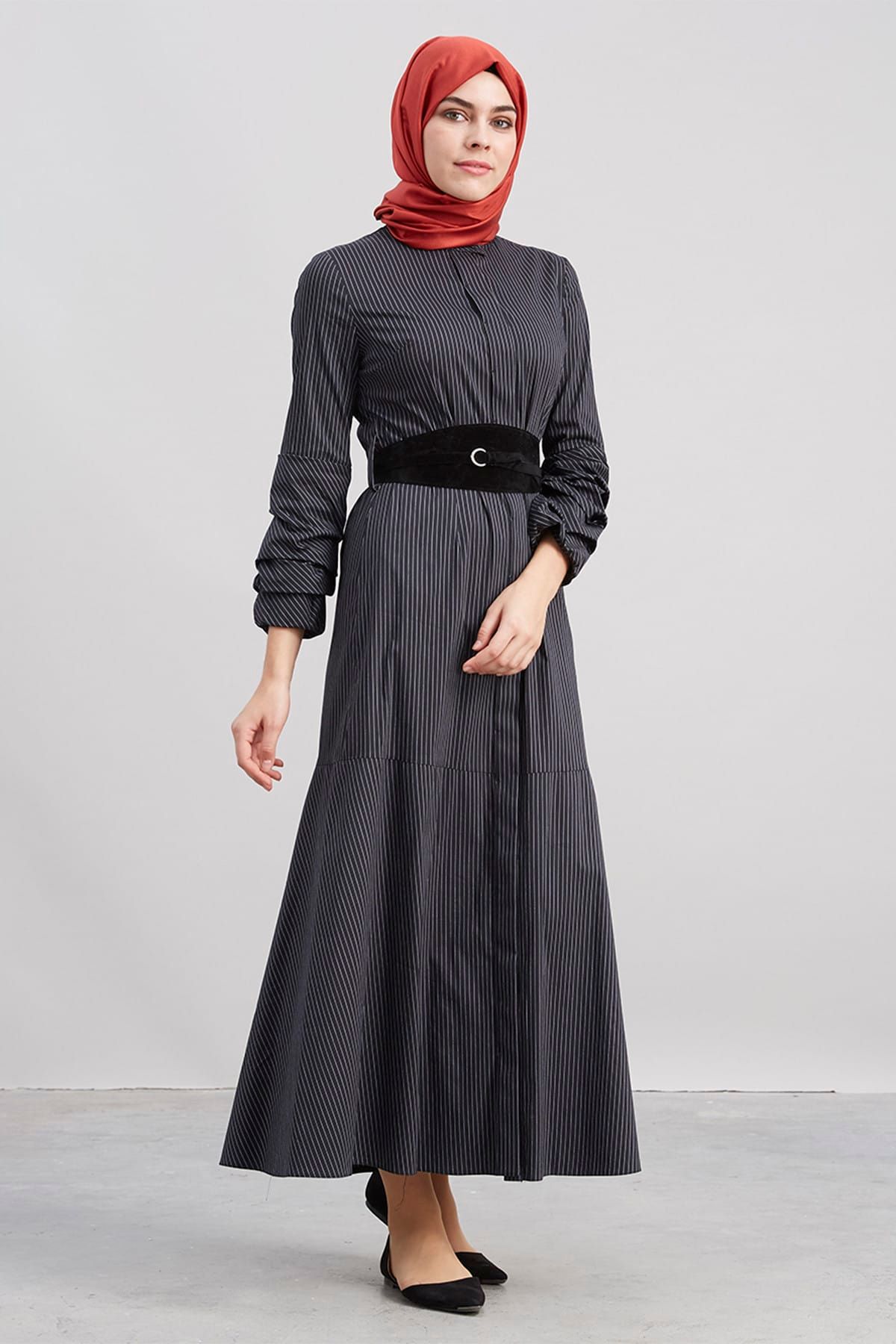 Kayra Kadın Siyah Elbise Kayra-KA-A7-23073
