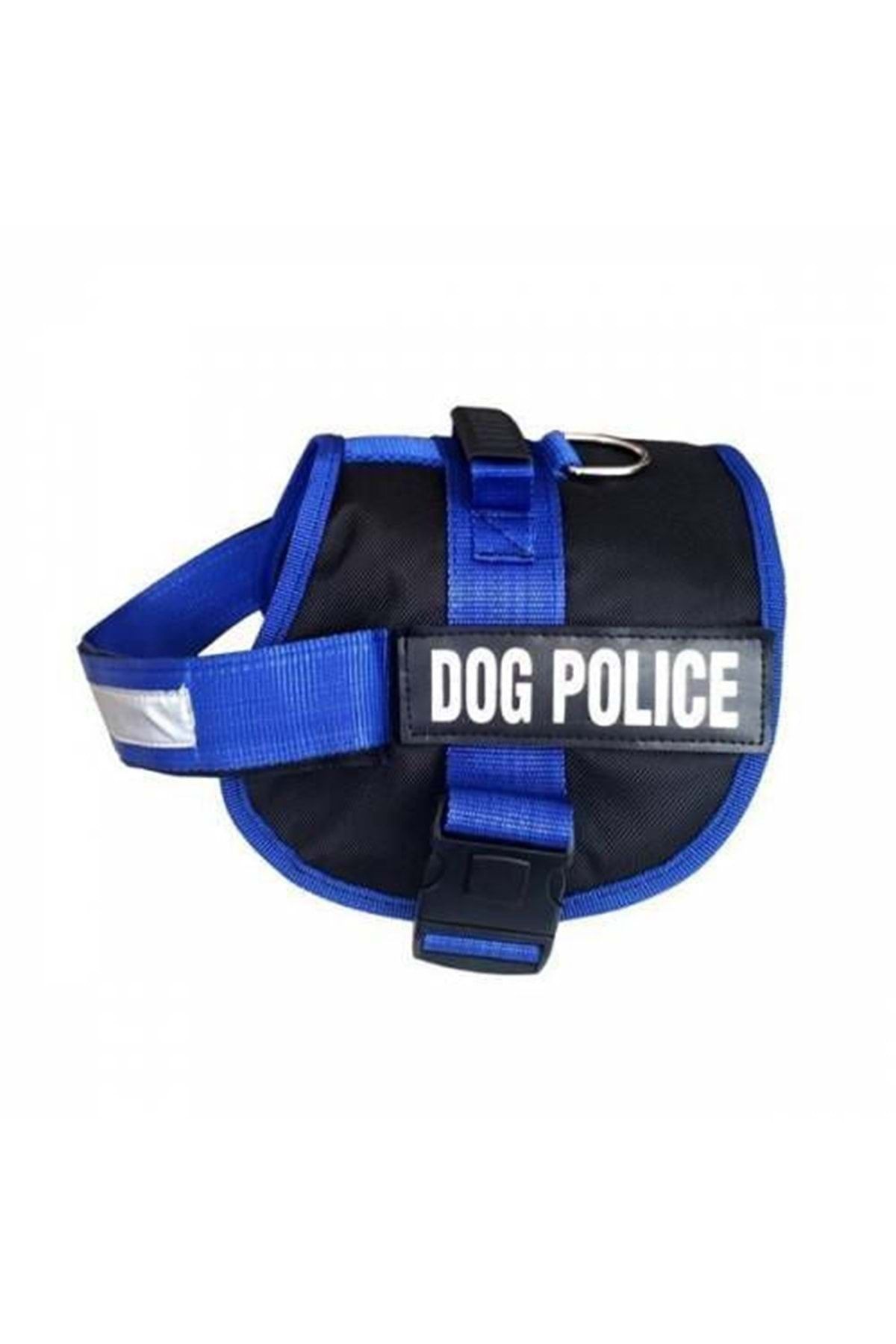 Pet Preety Mavi Büyük Paws Dog Police Sırt Tasması