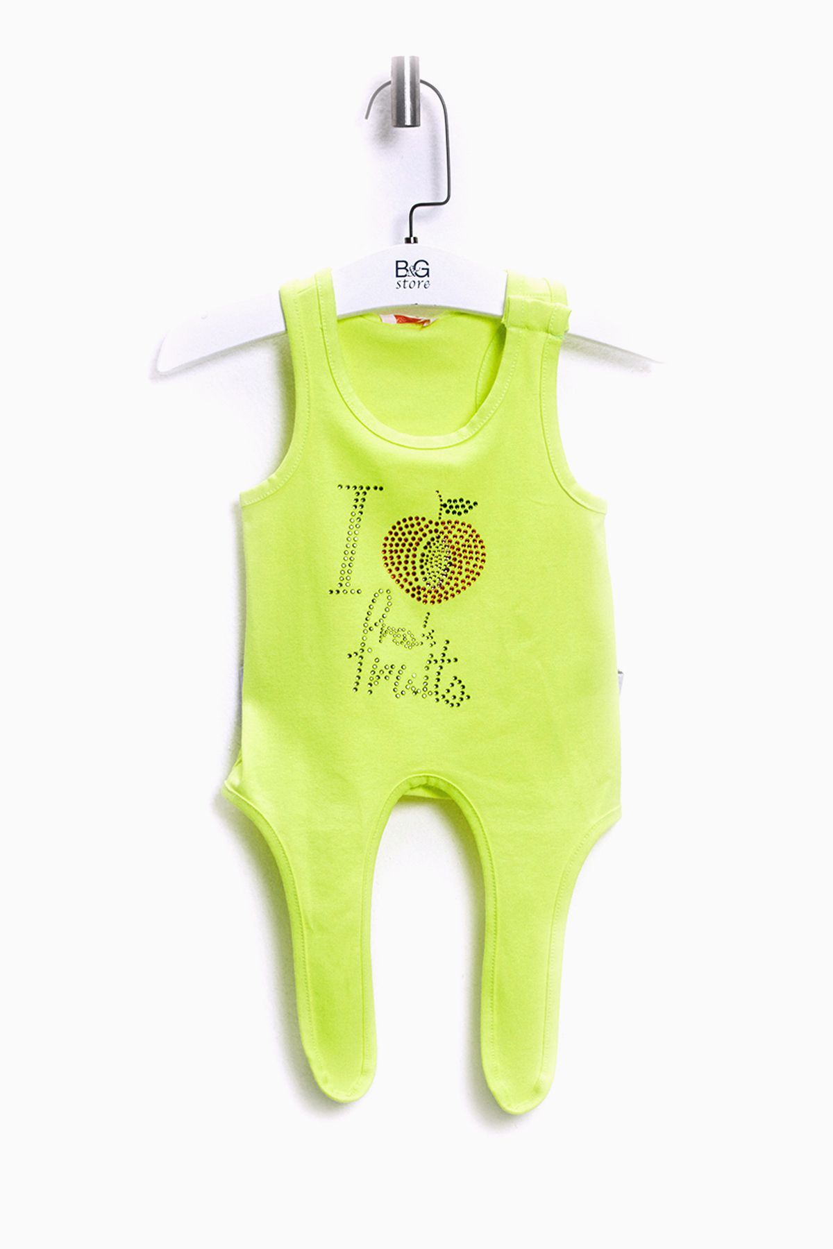 BG Baby Neon Sarı Kız Bebek Atlet 3838Bbg2535