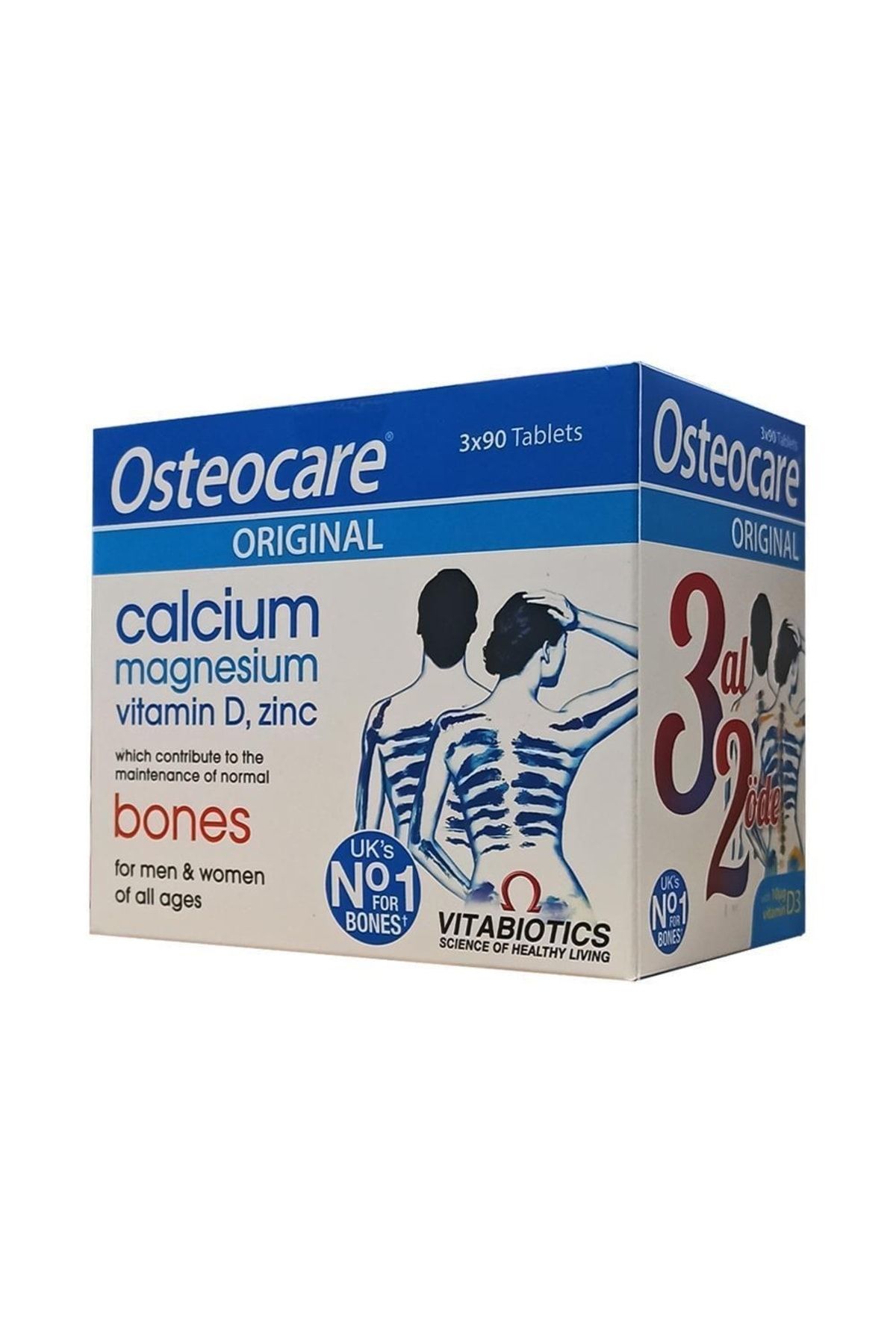 Osteocare Osteocare Original 90 Tablet 3 Al 2 Öde