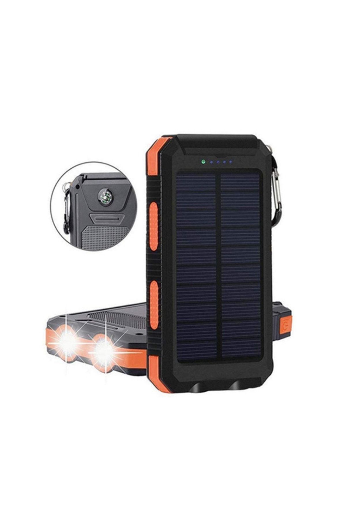 LivX Agile 10000mah Polikristal Solar Güneş Enerjili Powerbank Taşınabilir Şarj Cihazı L50