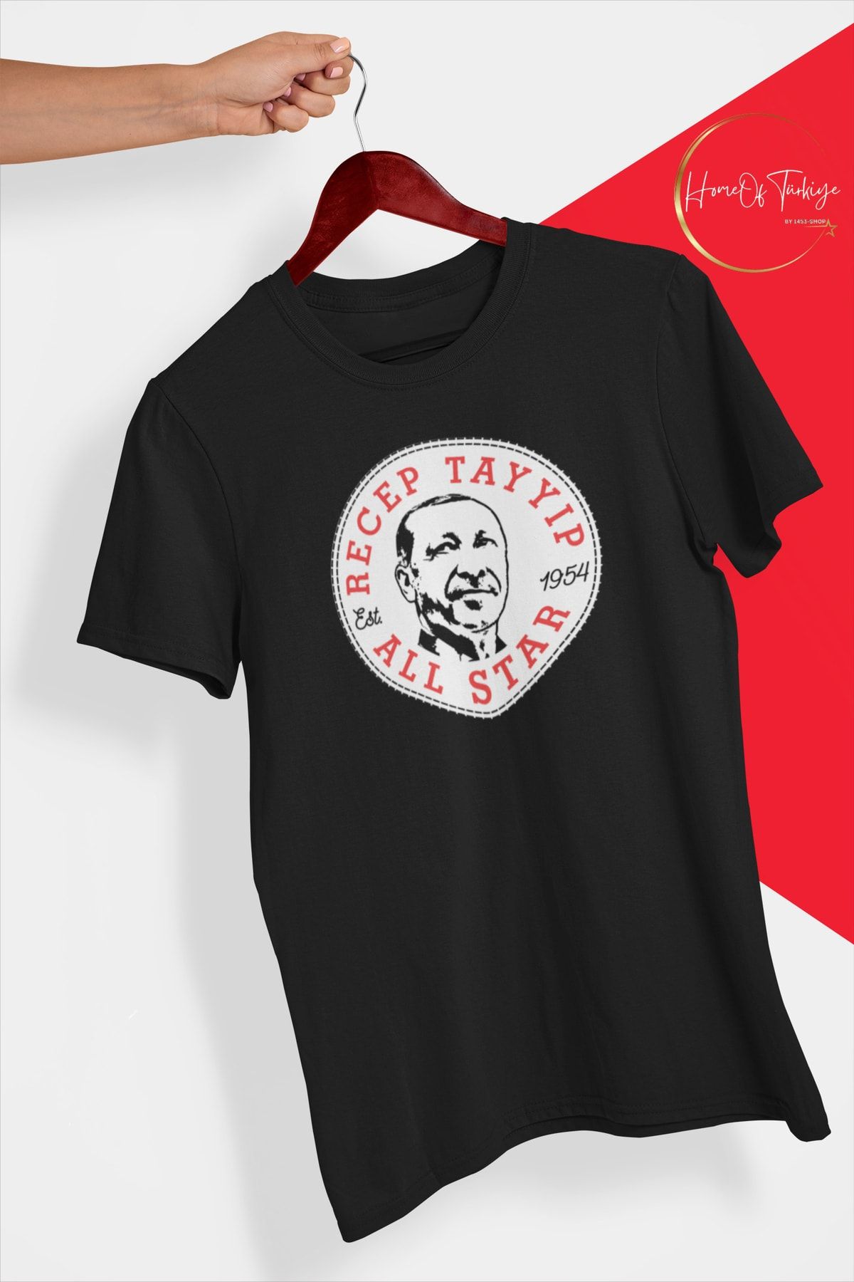 HomeOfSurprise Recep Tayyip Erdoğan Türkiye Türk Osmanlı Ay Yıldız T-shirt