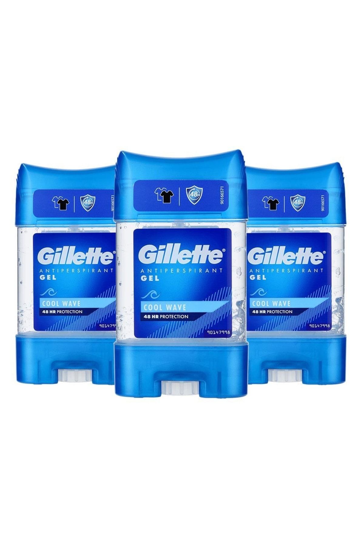 Gillette Antiperspirant Gel Cool Wave 70 Ml - 3 Adet