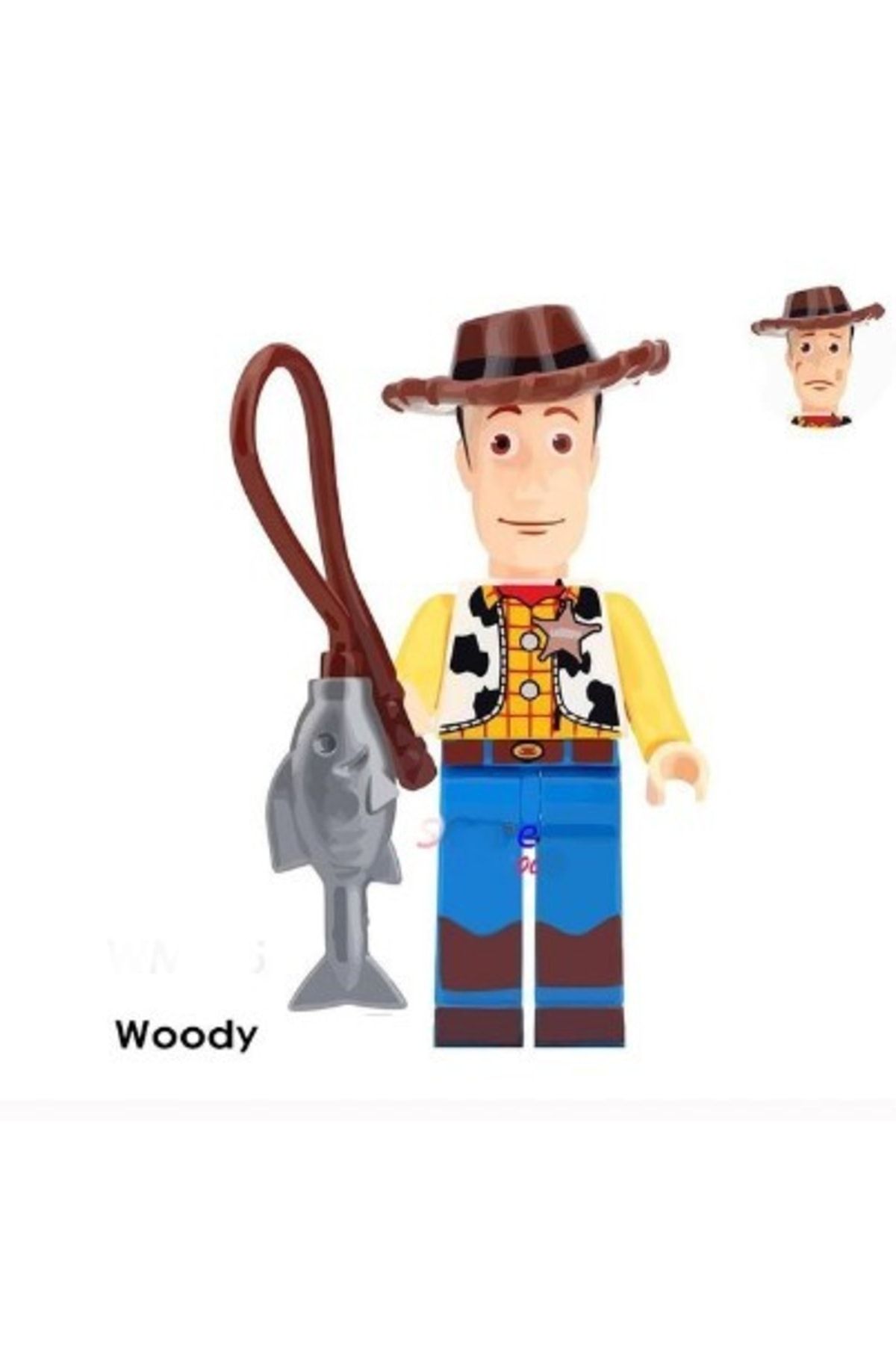 Xinh Şerif Woody Oyuncak Hikayesi Toy Story Mini Figür Süper Kahramanları Çift Kafa