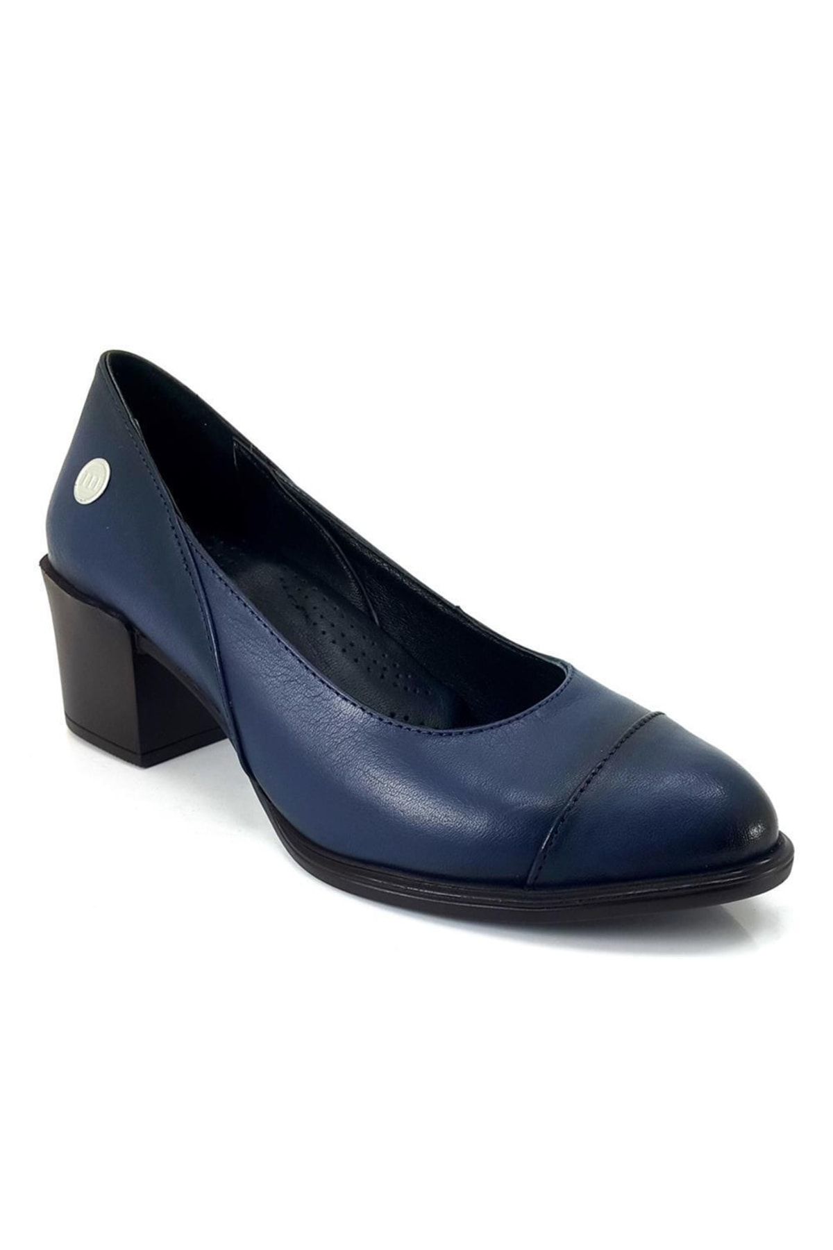 Mammamia D23ya-340 Topuklu Klasik Deri Kadın Ayakkabı