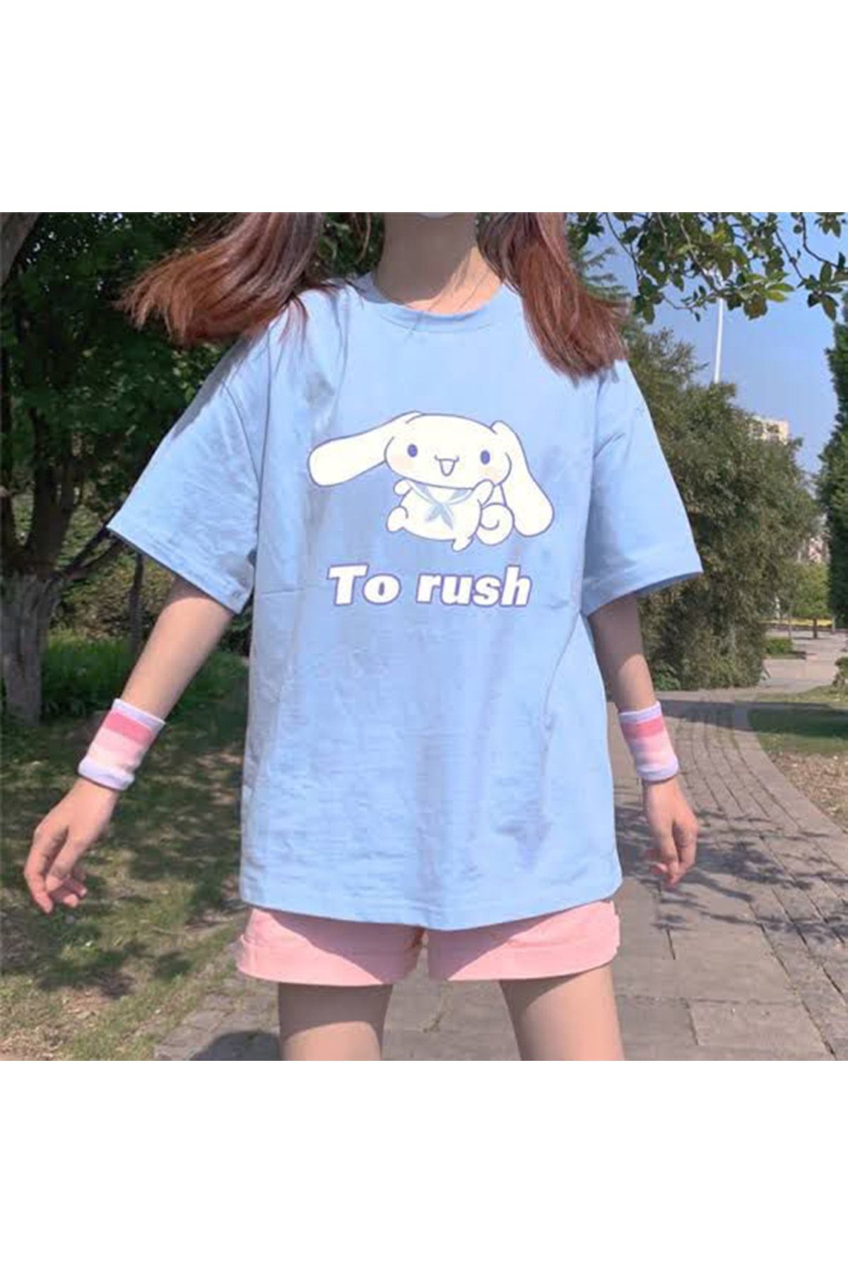 Köstebek Anime Fantasy Magic Mavi To Rush Kısa Kollu Tshirt