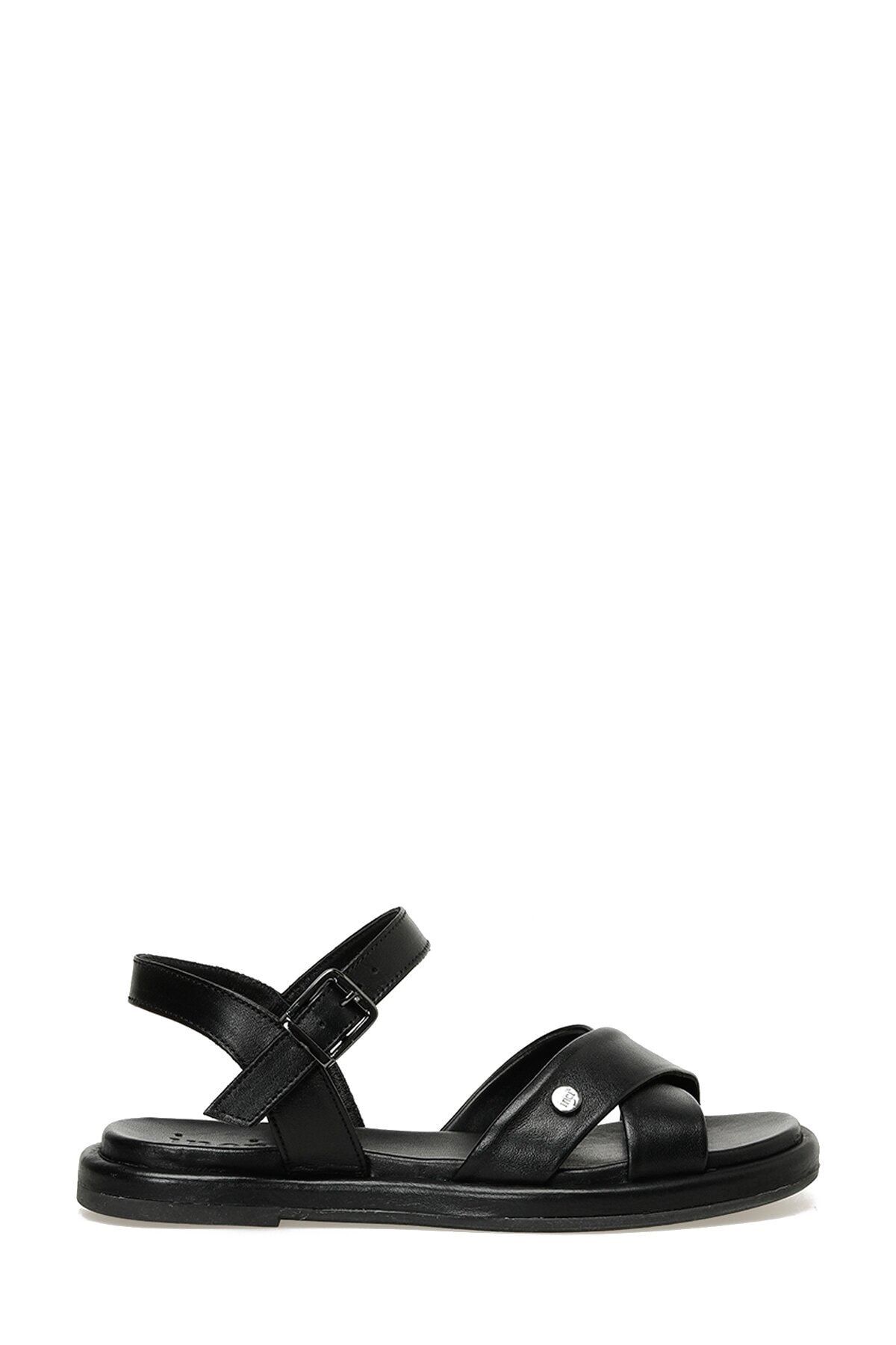İnci Nyla 3fx Siyah Kadın Düz Sandalet