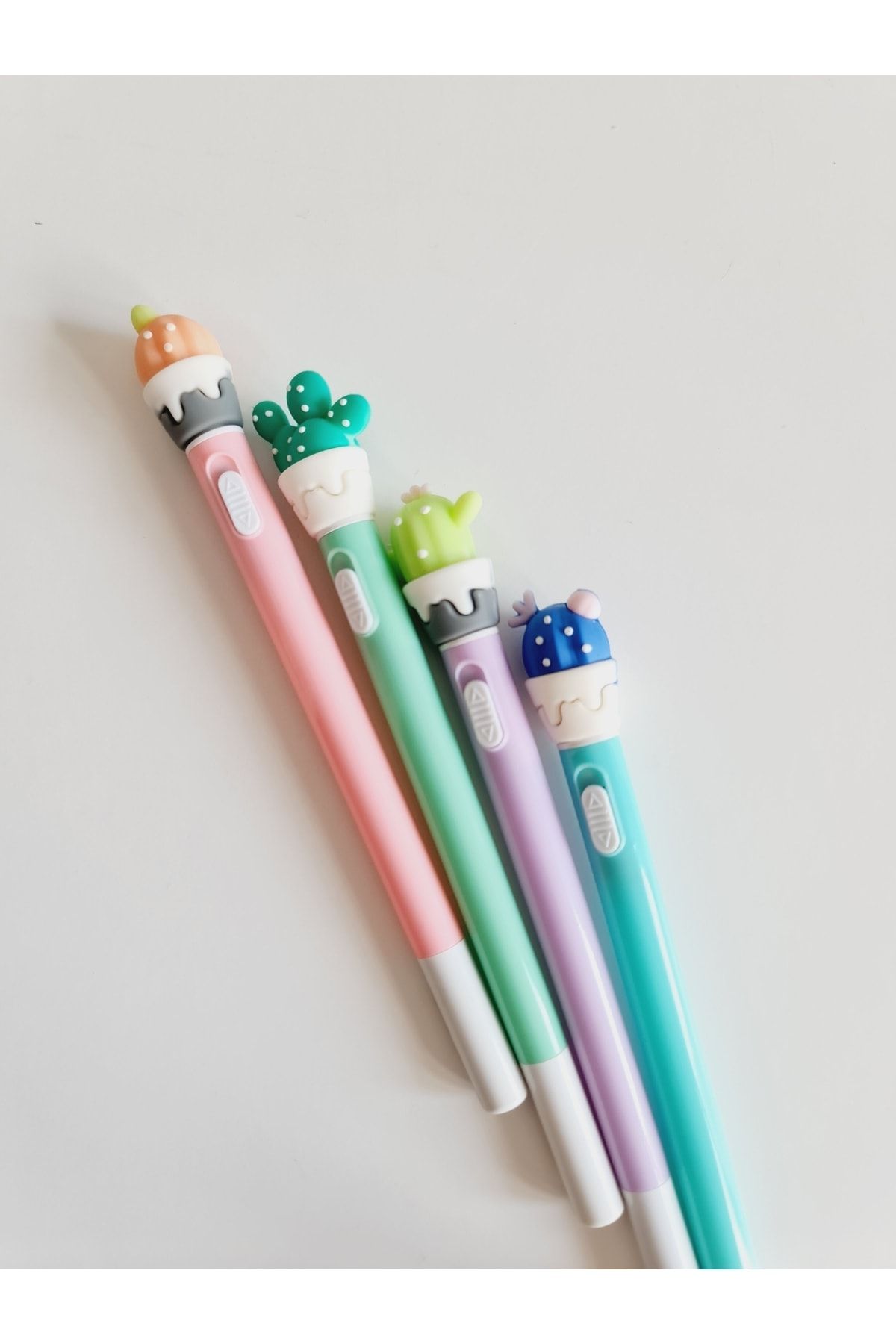 GULHANILE Renkli Emojili Işıklı Tükenmez Kalem 2 Li