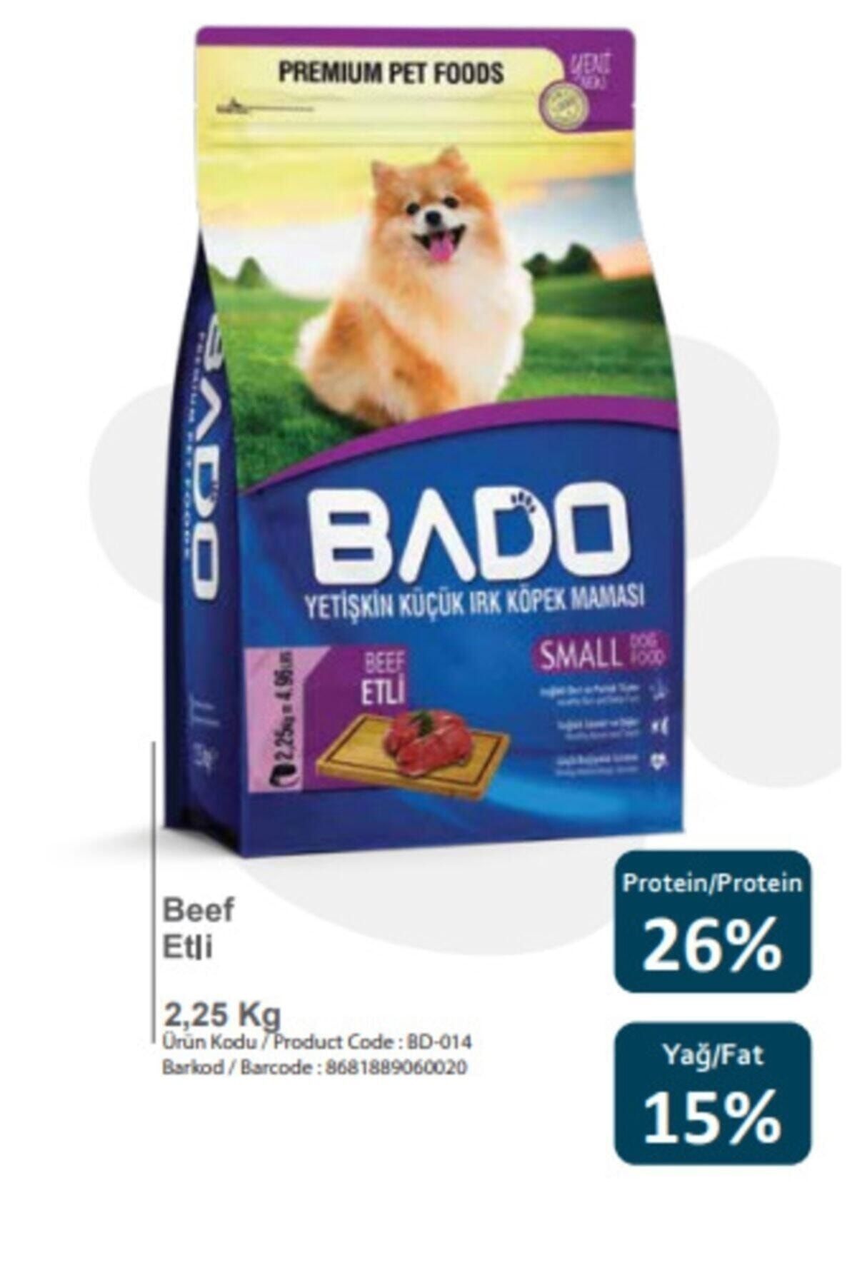 Bado Yetişkin Küçük Irk Köpek Maması Etli 2,25kg