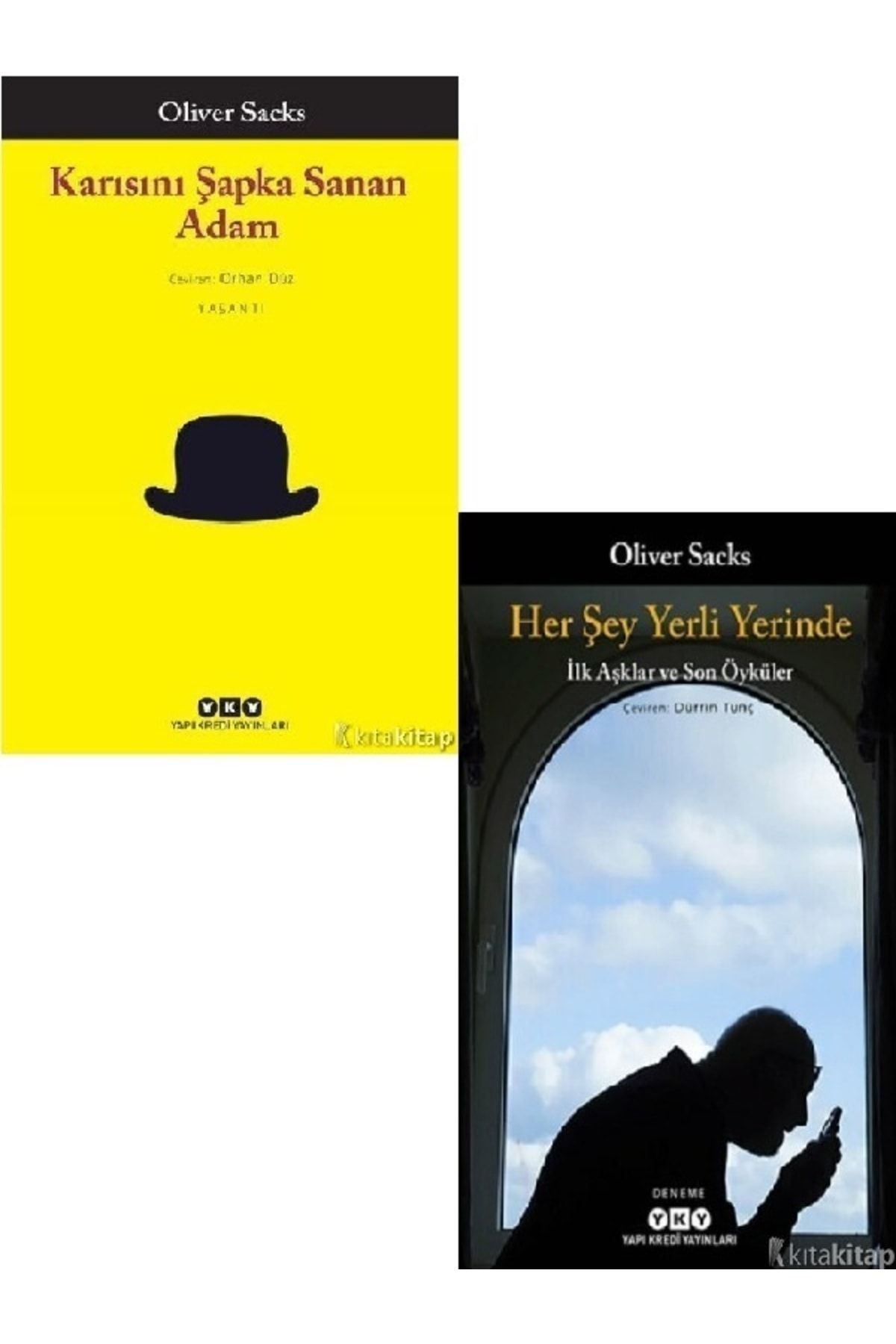 Kronik Kitap Karısını Şapka Sanan Adam - Her Şey Yerli Yerinde - Oliver Sacks 2 Kitap Set