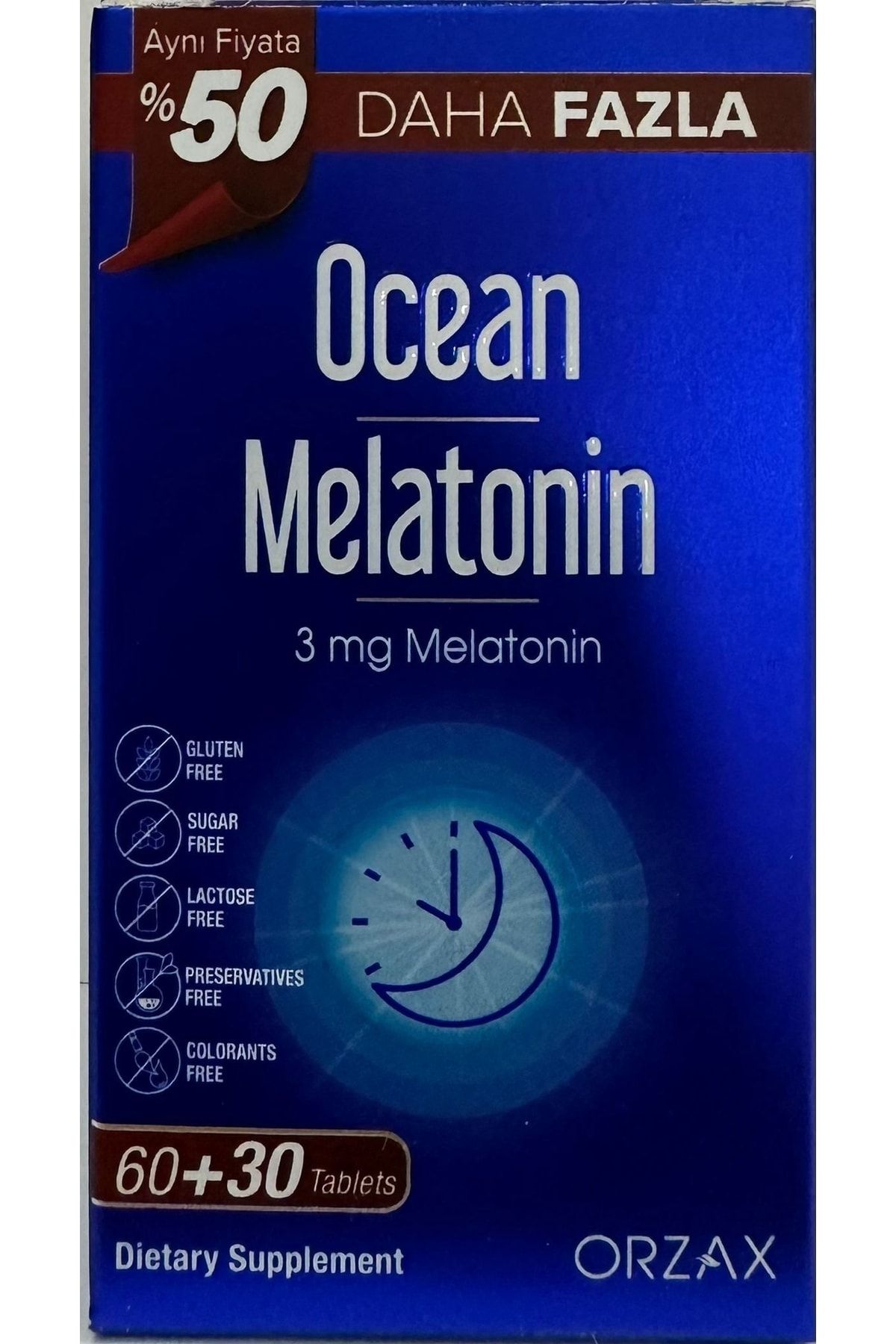 Ocean Melatonin Ekonomik Paket 90 Tablet