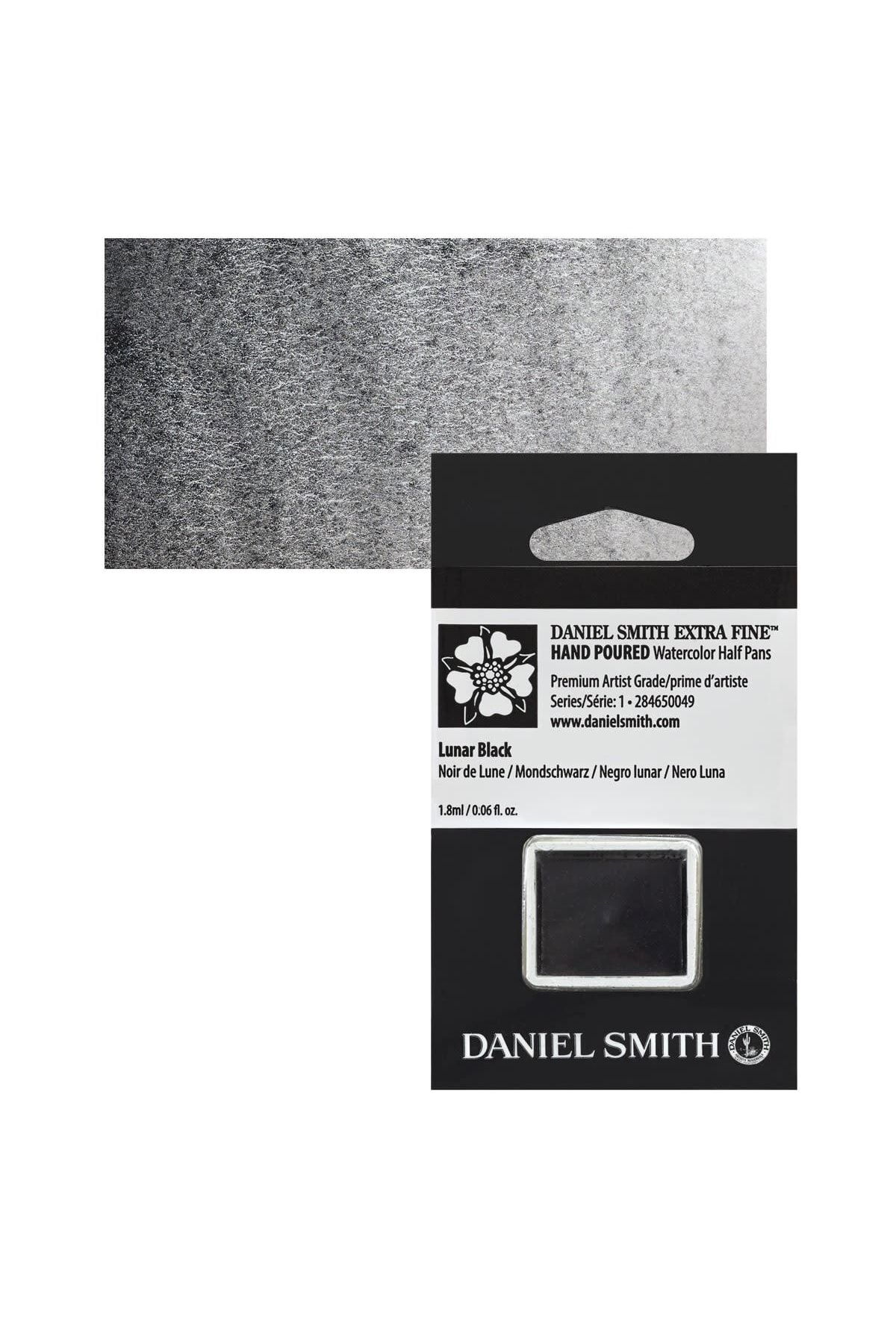 Daniel Smith Extra Fine Yarım Tablet Sulu Boya Seri 1 Lunar Black