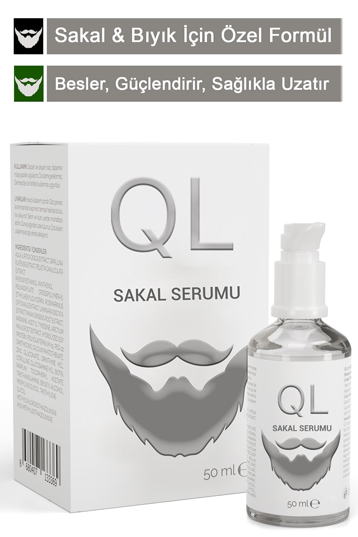 Quality Life QL Sakal Serumu Premium Serisi - Dolgunlaştırıcı Canlandırıcı