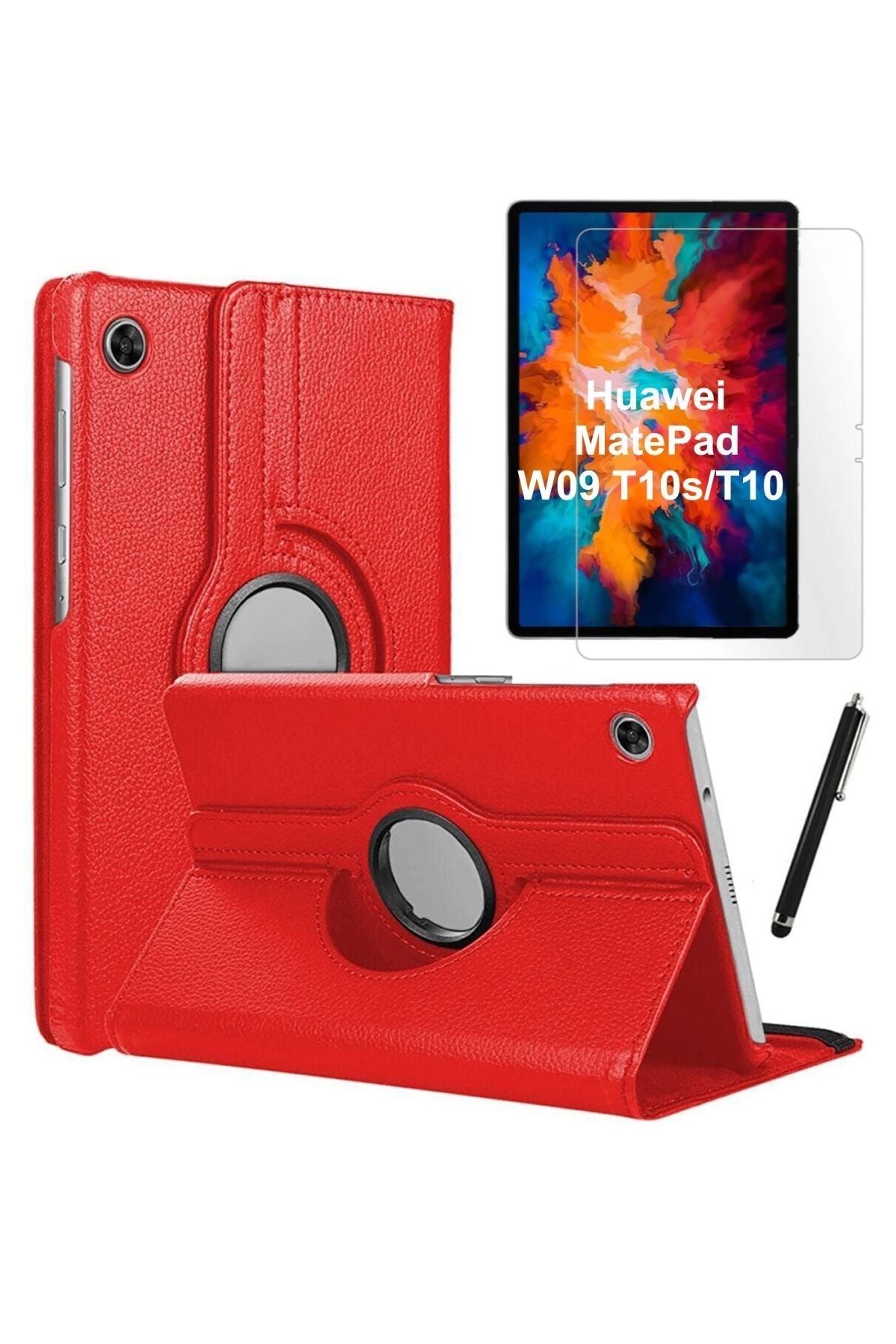 GoGoPlus Huawei Matepad Se 10.4 Inç T10 S Tablet Uyumlu Dönebilen Kılıf + Ekran Koruyucu + Dokunmatik Kalem