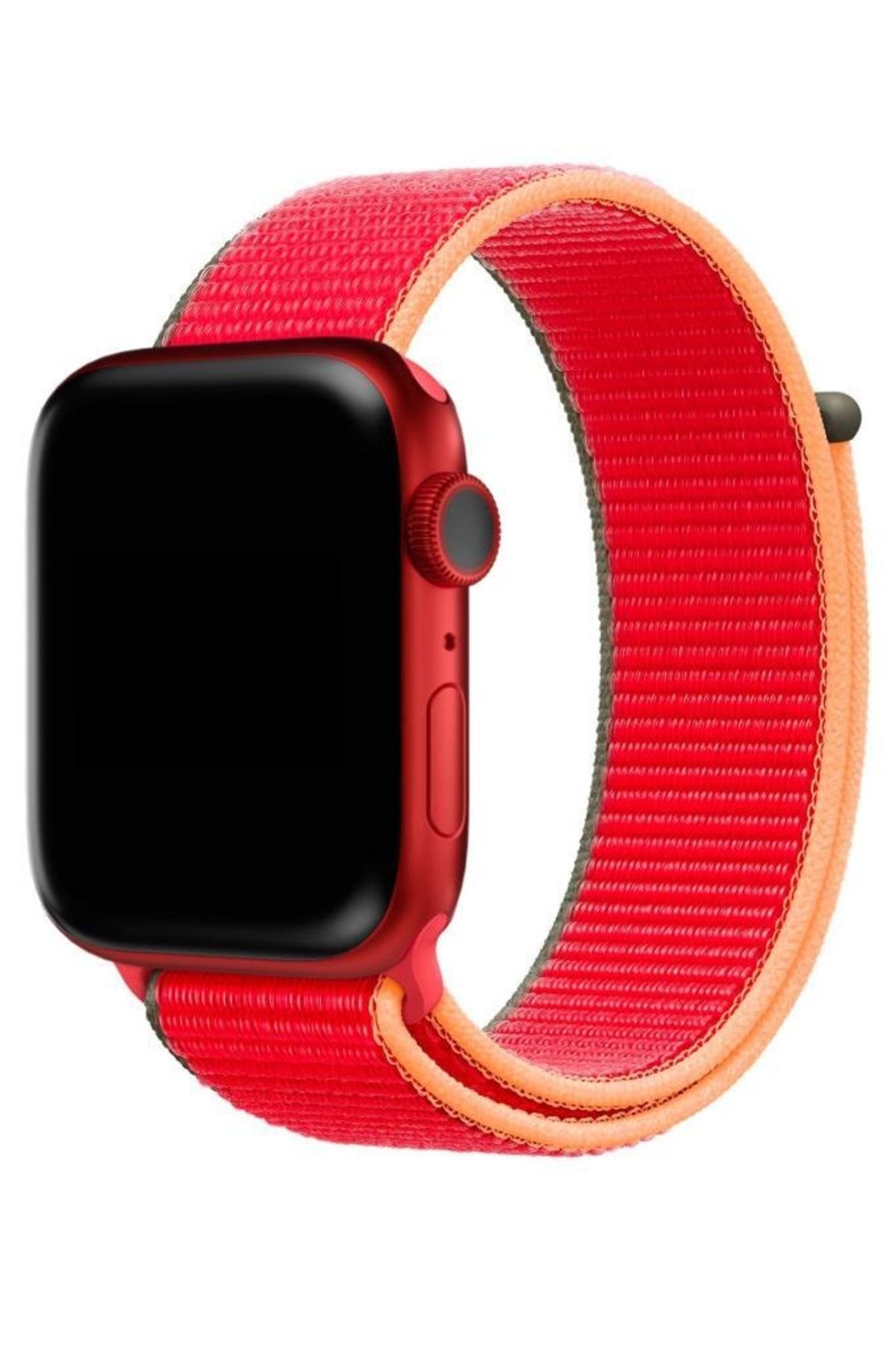 UnDePlus Apple Watch 38mm 40mm 41mm Kordon Hasır Kordon 1/2/3/4/5/6/se/se2/7/8/9 75-strawberry