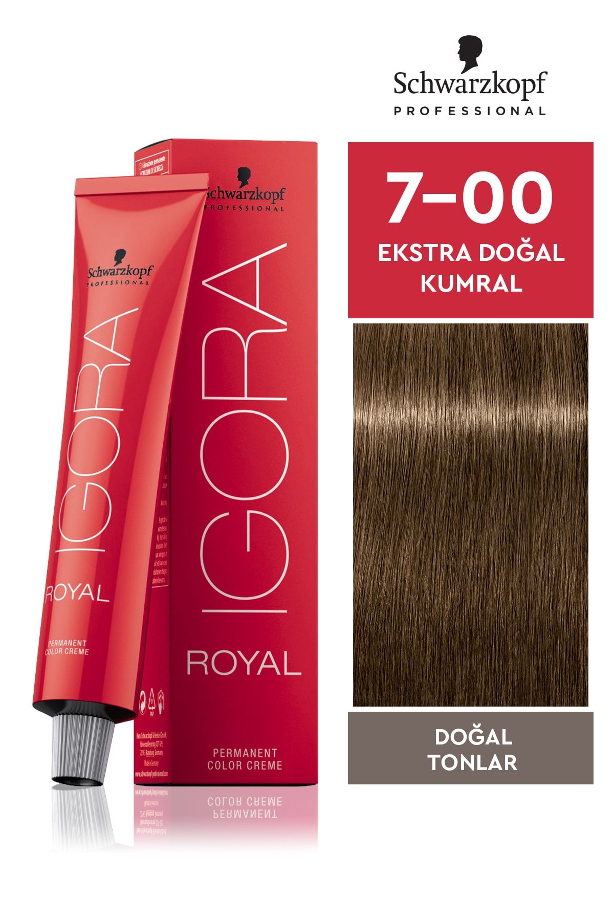 Igora Royal Doğal Tonlar 7-00 Ekstra Doğal Kumral Saç Boyası 60ml