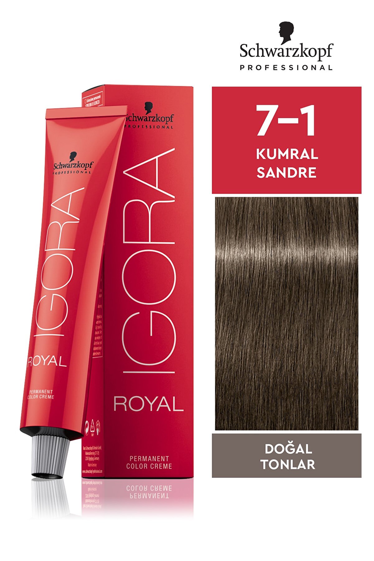 Igora Royal Doğal Tonlar 7-1 Kumral Sandre Saç Boyası 60ml