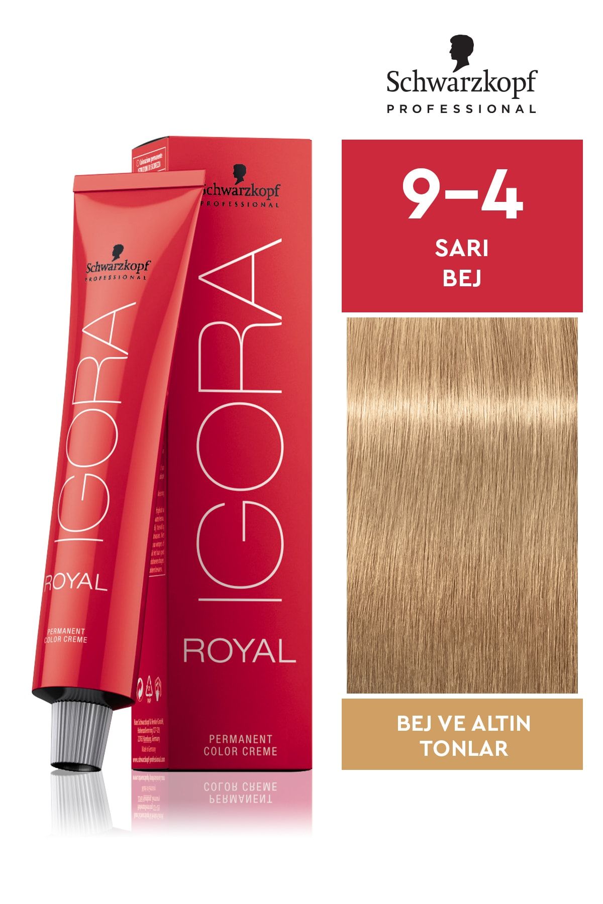 Igora Royal Altın Tonlar 9-4 Sarı Bej Saç Boyası 60 ml