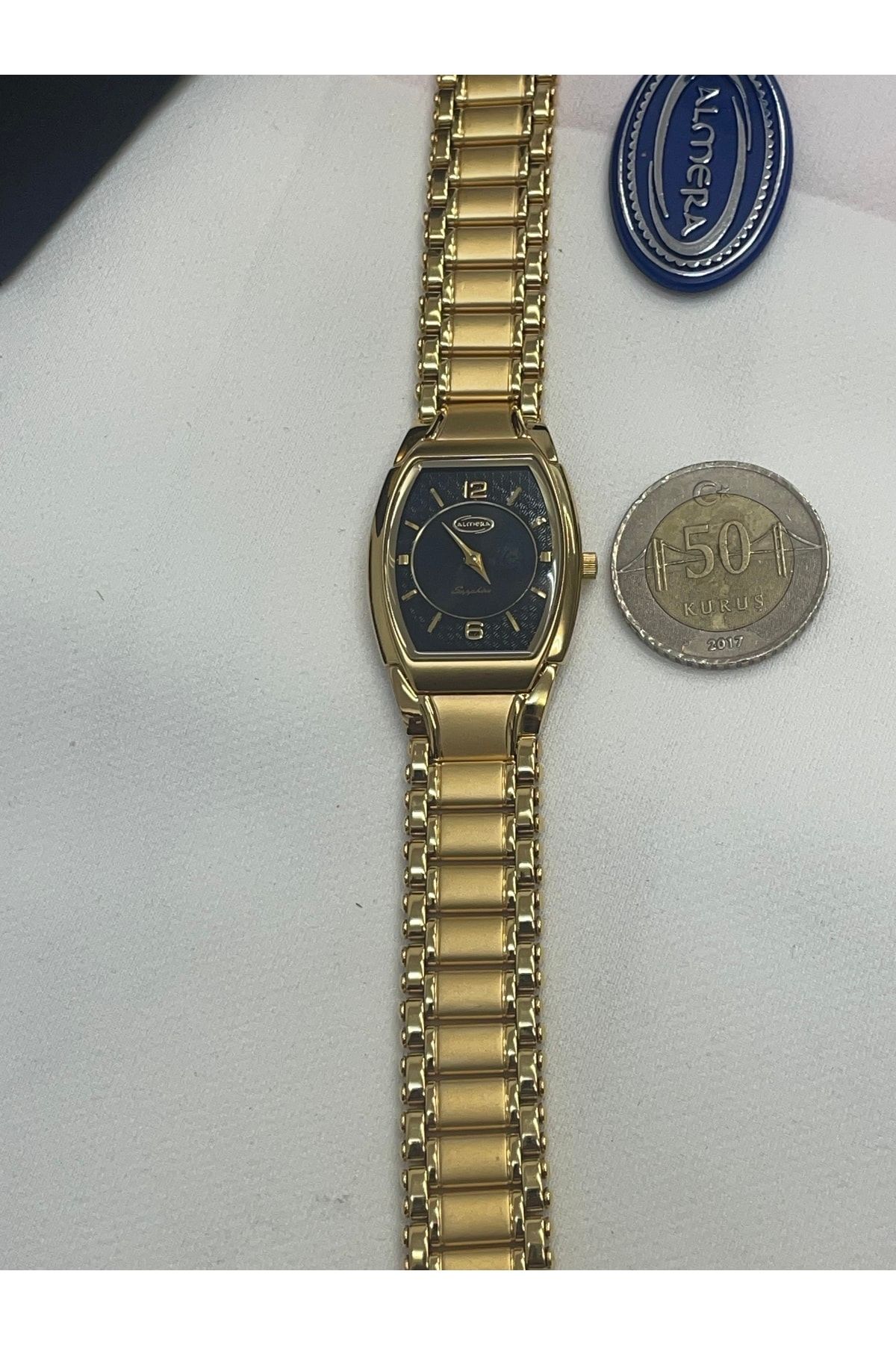 Almera Gold Vintage Kadın Saati Alsaat