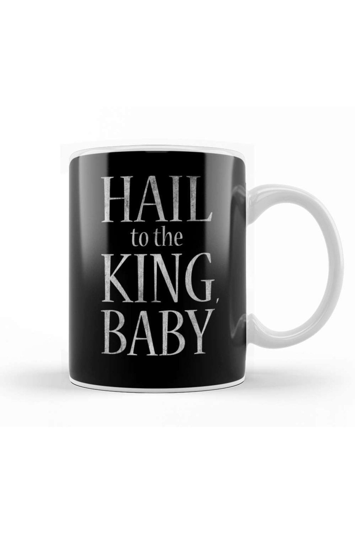 Baskı Dükkanı Evil Dead Hail To The King Baby Duke Nukem Kupa Bardak Porselen