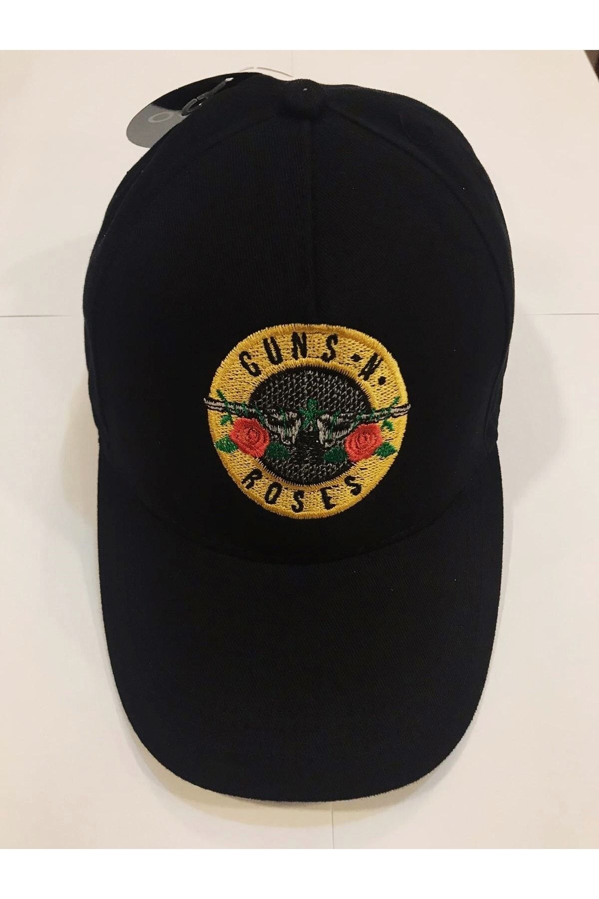 Orijin Tekstil Guns N Roses Logo Nakışlı Unisex Siyah Şapka