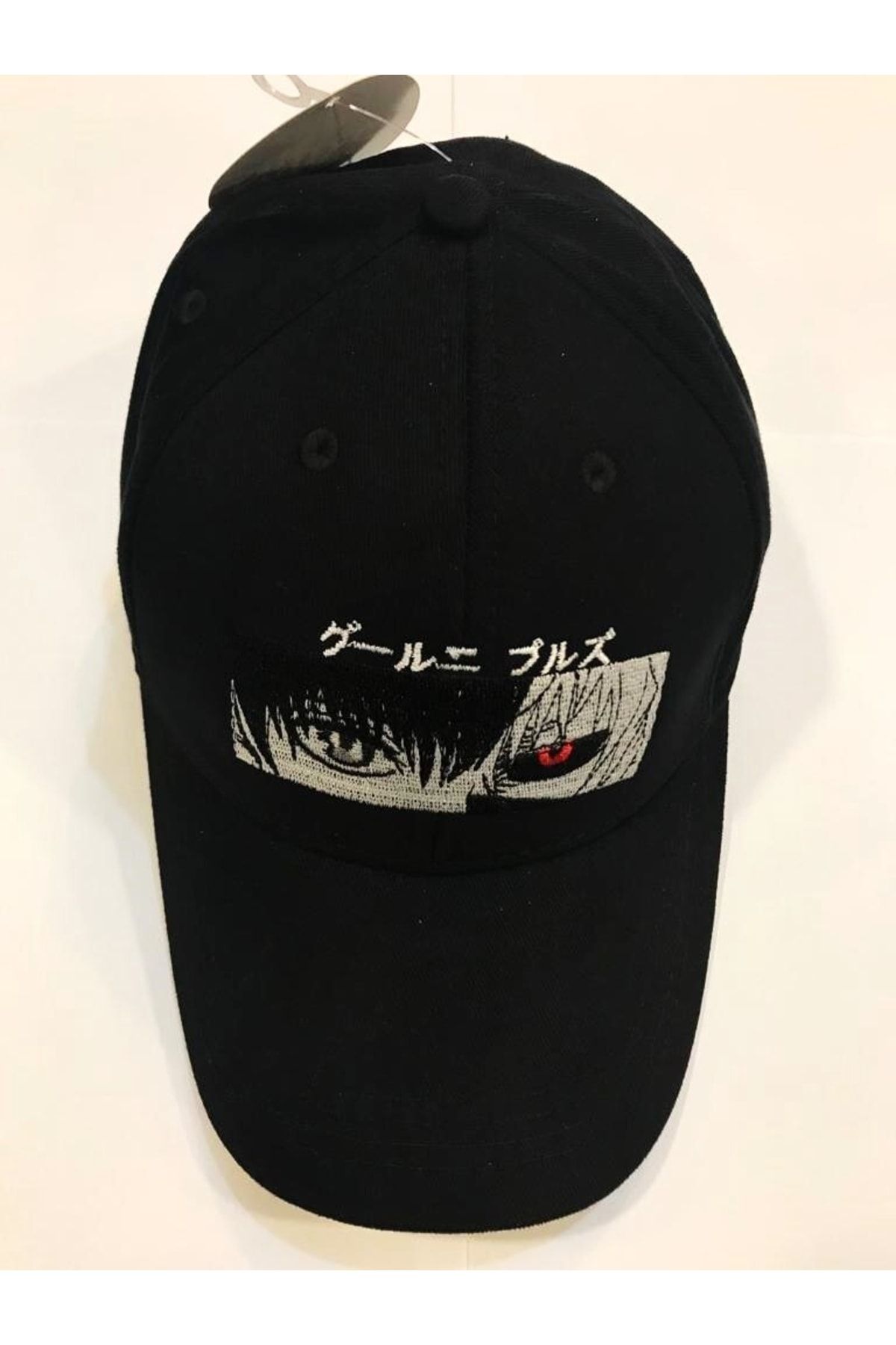 Orijin Tekstil Tokyo Ghoul Nakışlı Unisex Siyah Şapka